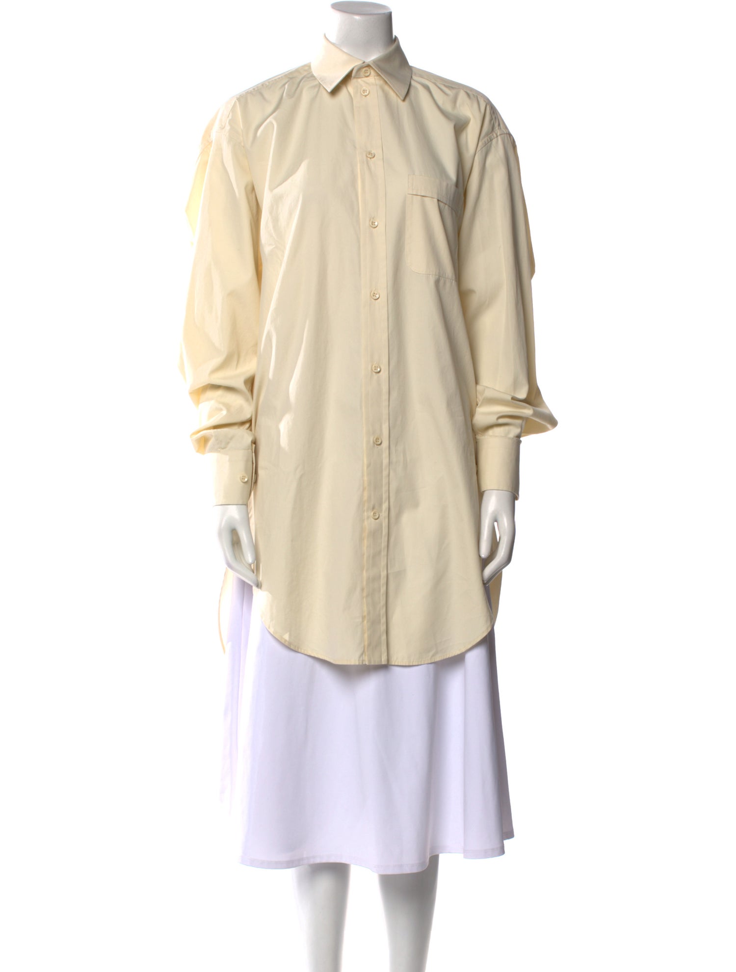 Phoebe Philo Long Sleeve Button-Up Top