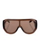 Phoebe Philo Shield Tinted Sunglasses
