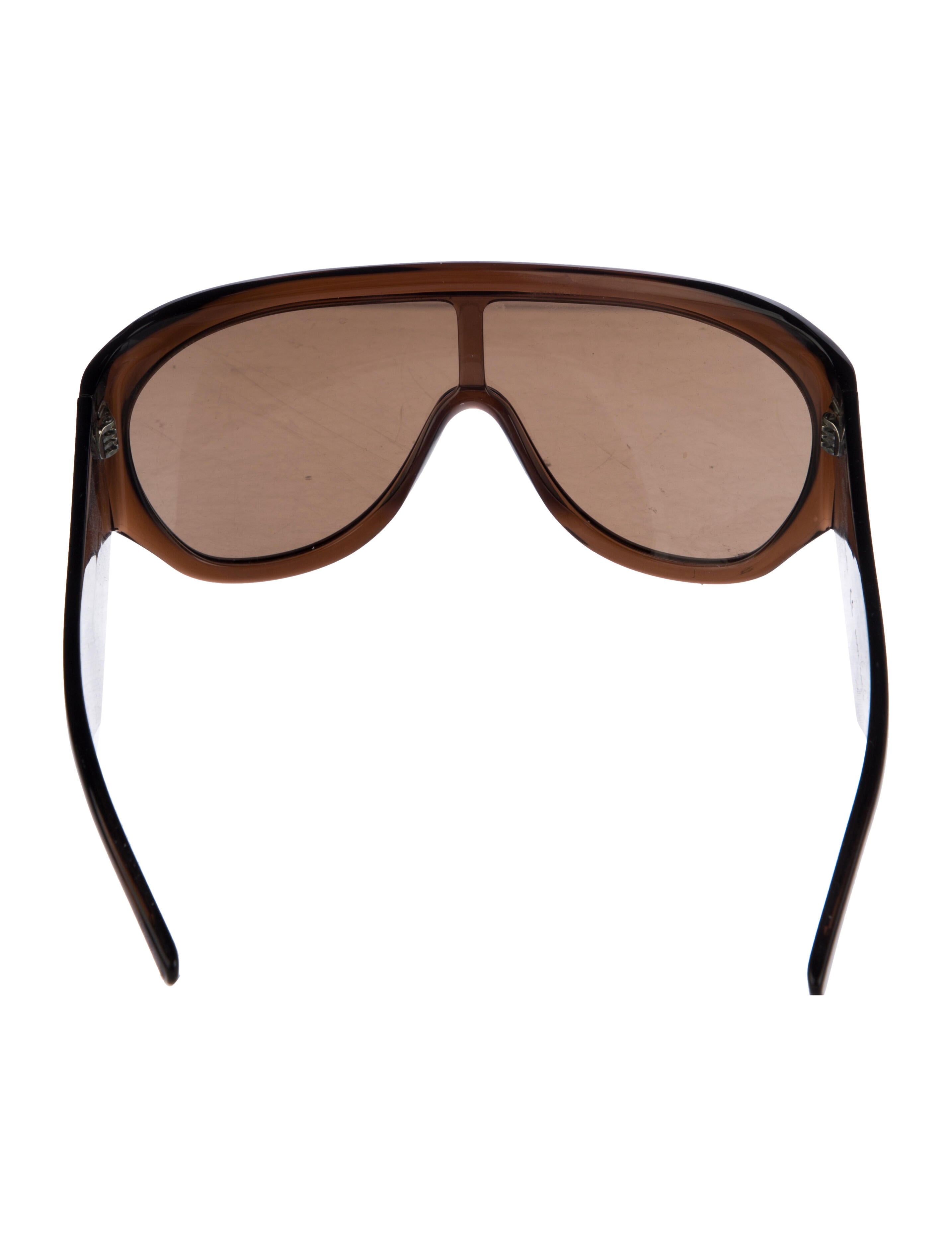 Phoebe Philo Shield Tinted Sunglasses