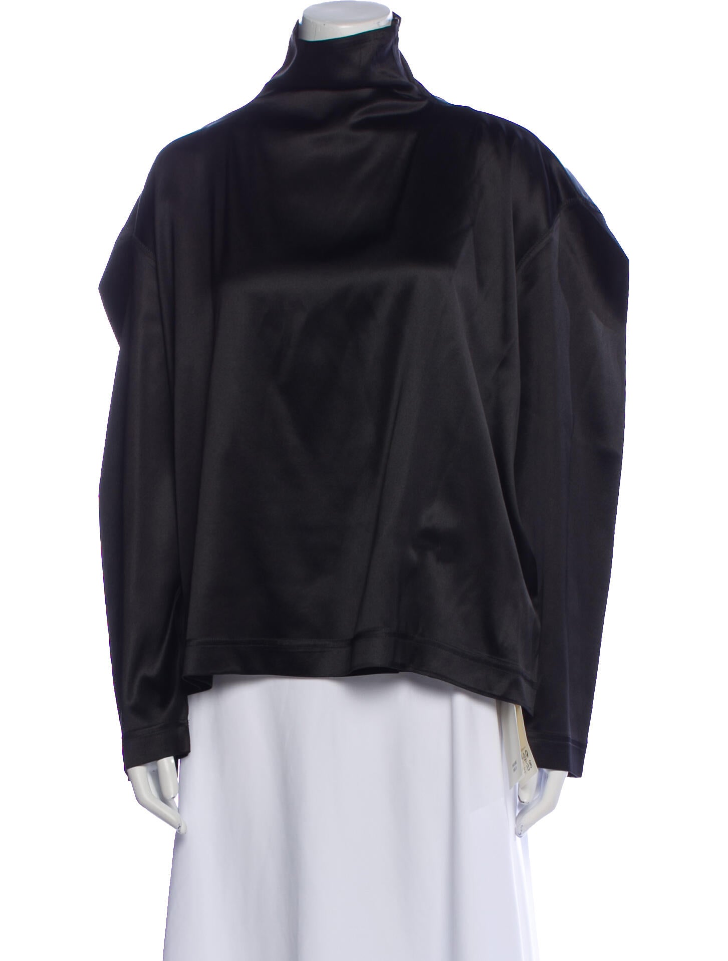 Phoebe Philo Silk Mock Neck Sweatshirt w/ Tags