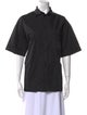 Phoebe Philo Short Sleeve Button-Up Top