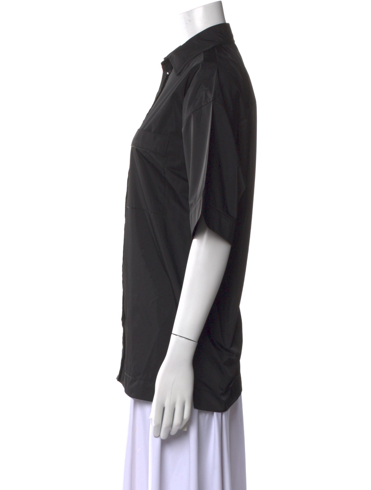 Phoebe Philo Short Sleeve Button-Up Top