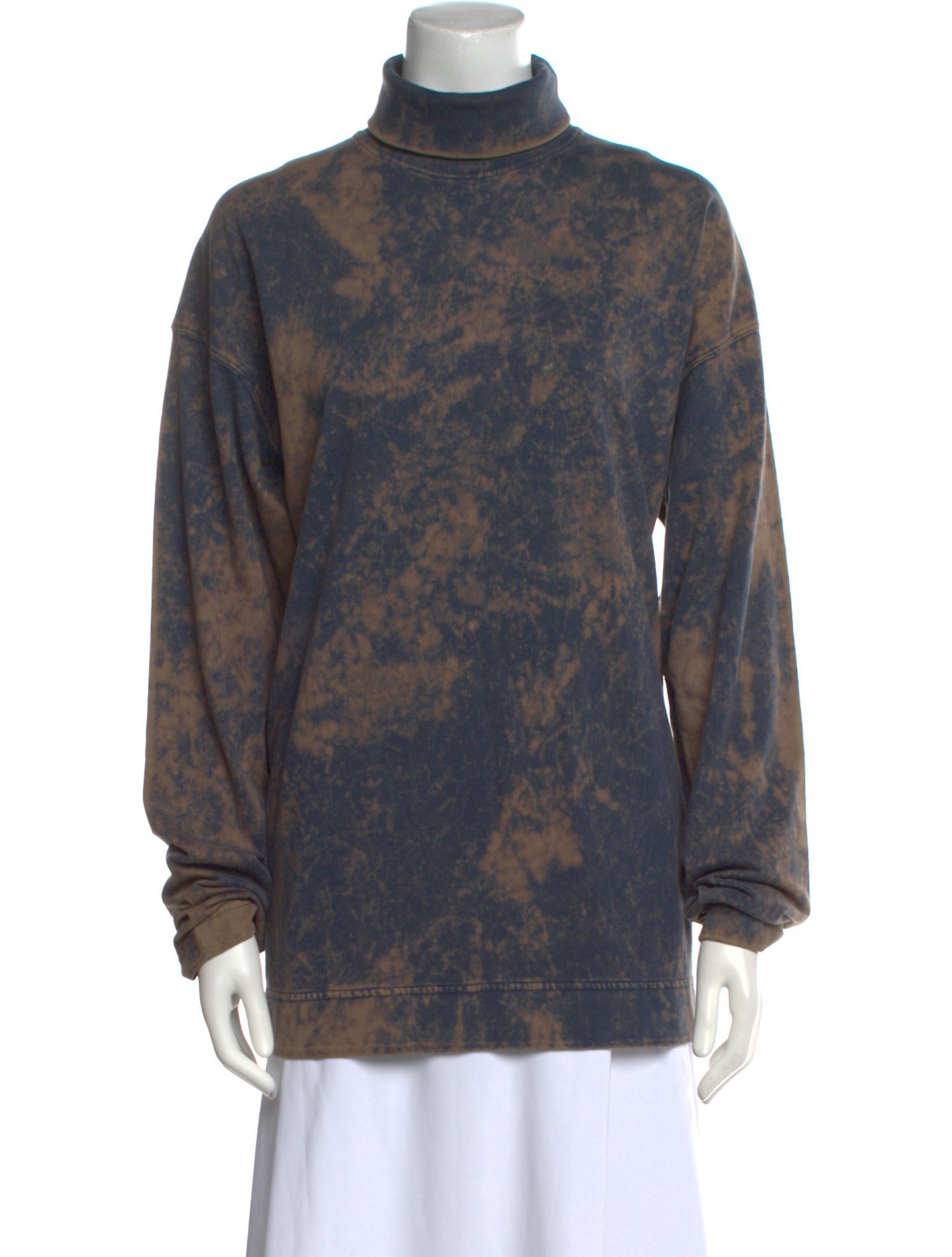 Phoebe Philo Printed Turtleneck Sweatshirt