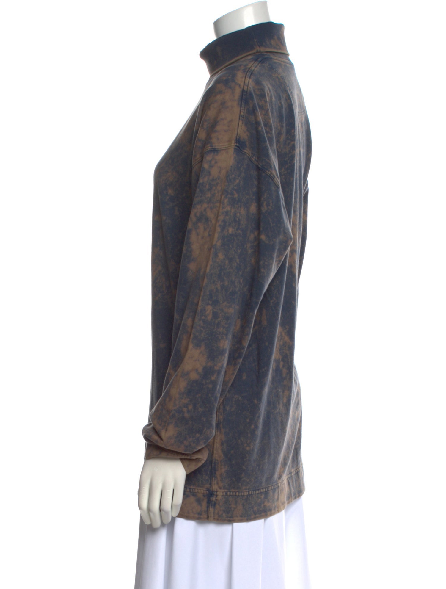 Phoebe Philo Printed Turtleneck Sweatshirt