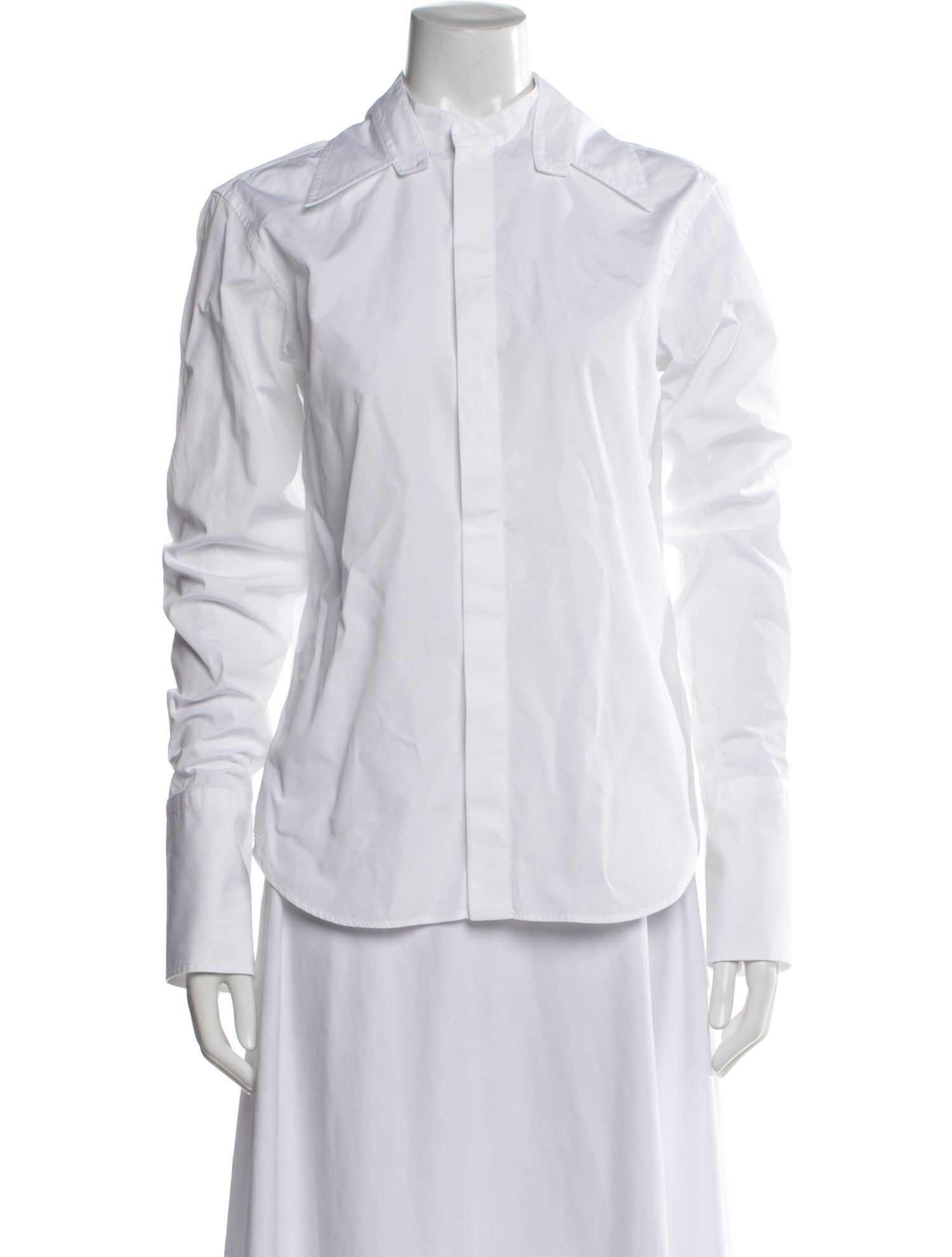 Phoebe Philo 2025 'Collection C' Tuxedo Button-Up Top