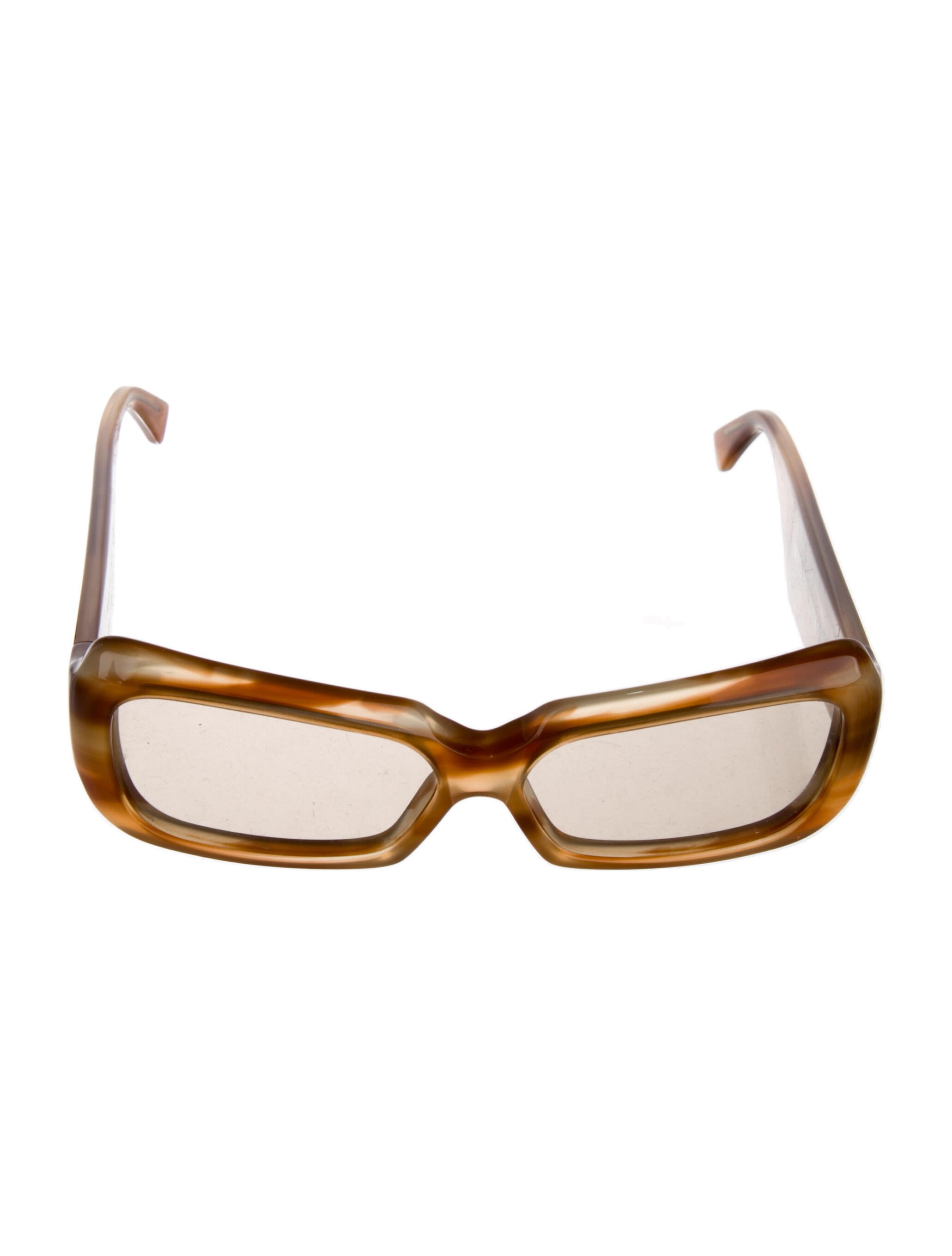 Phoebe Philo Square Tinted Sunglasses