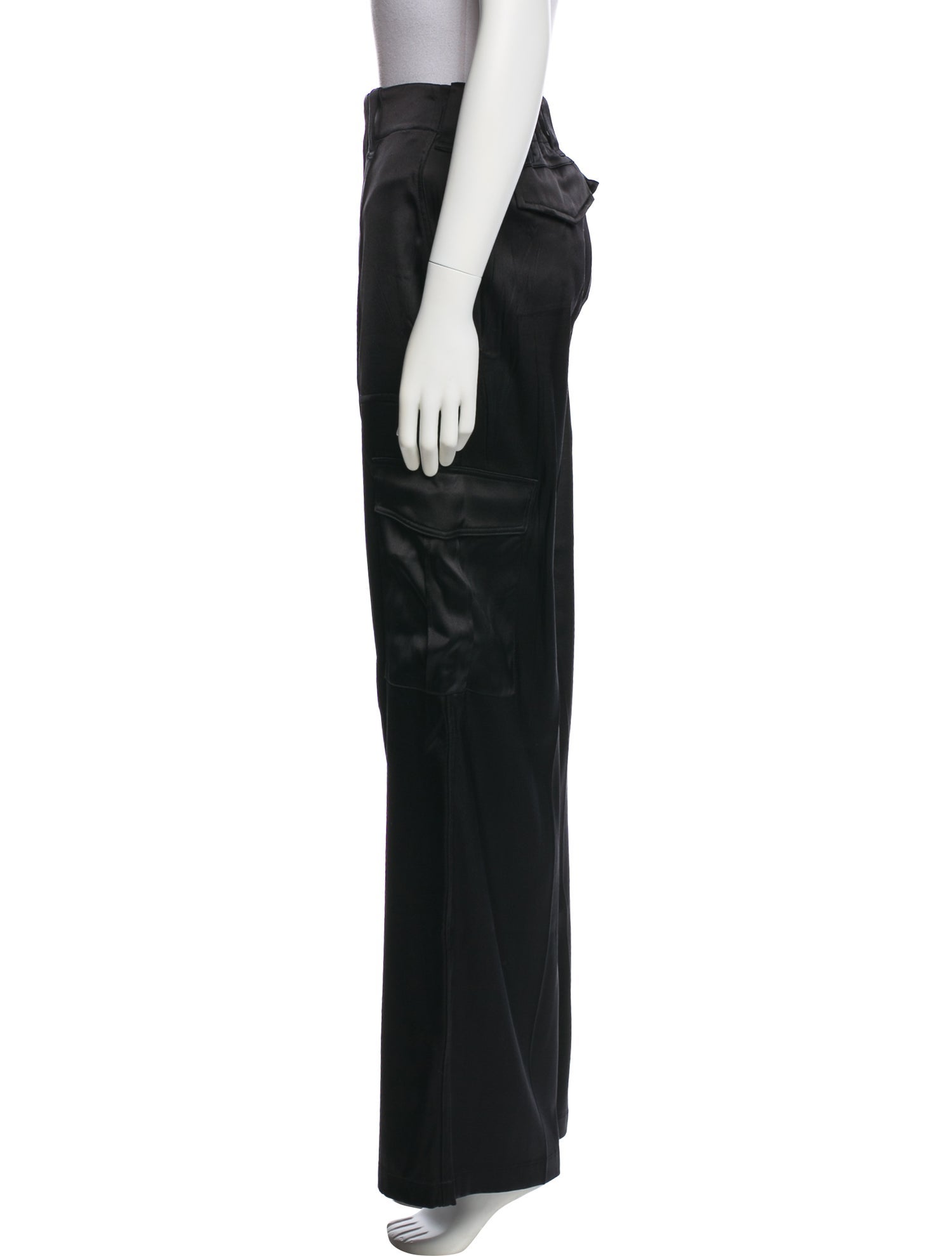 Phoebe Philo Silk Wide Leg Pants
