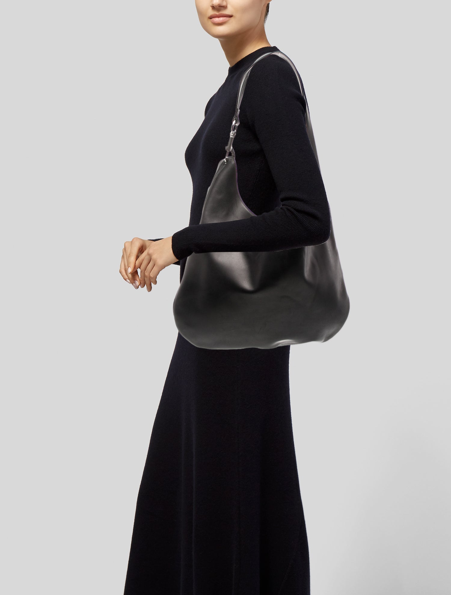 Phoebe Philo Leather Bean Bag Small