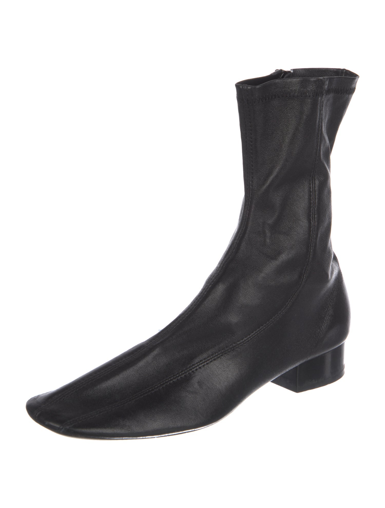 Phoebe Philo Leather Sock Boots