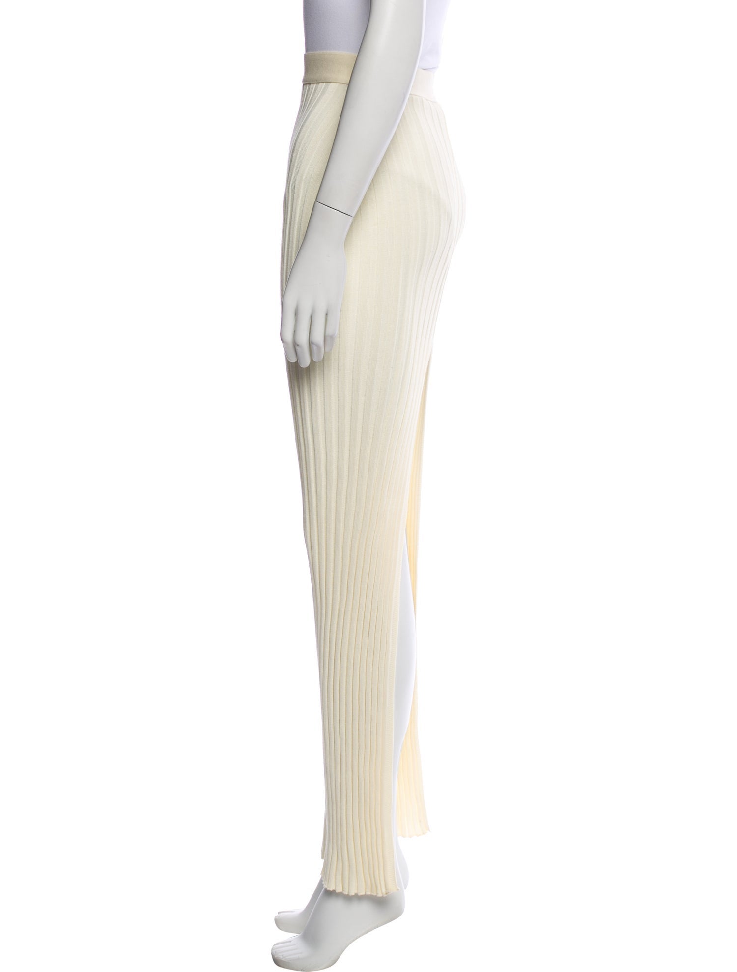 Phoebe Philo Pleated Accents Long Skirt