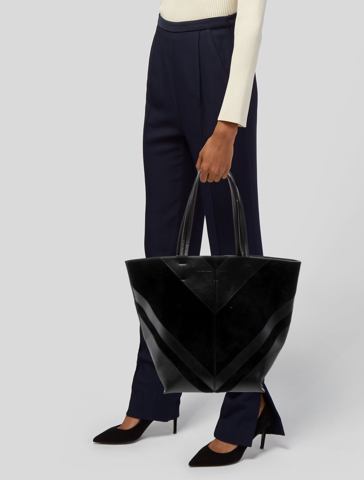 Phoebe Philo Leather Pot Cabas