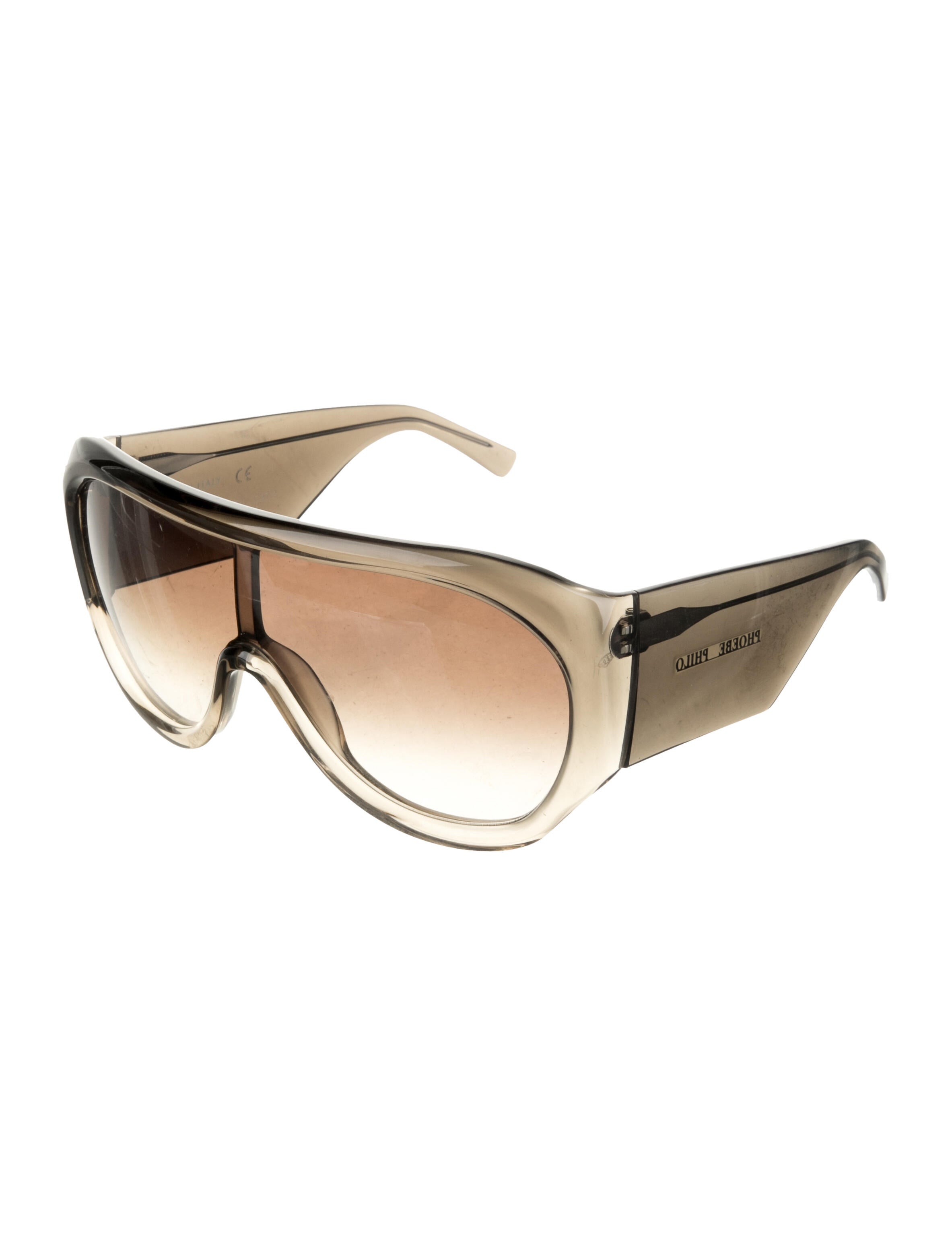 Phoebe Philo Shield Gradient Sunglasses