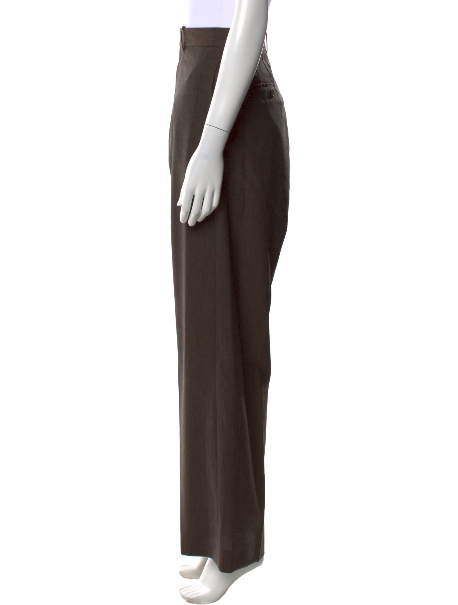 Phoebe Philo Wool Wide Leg Pants