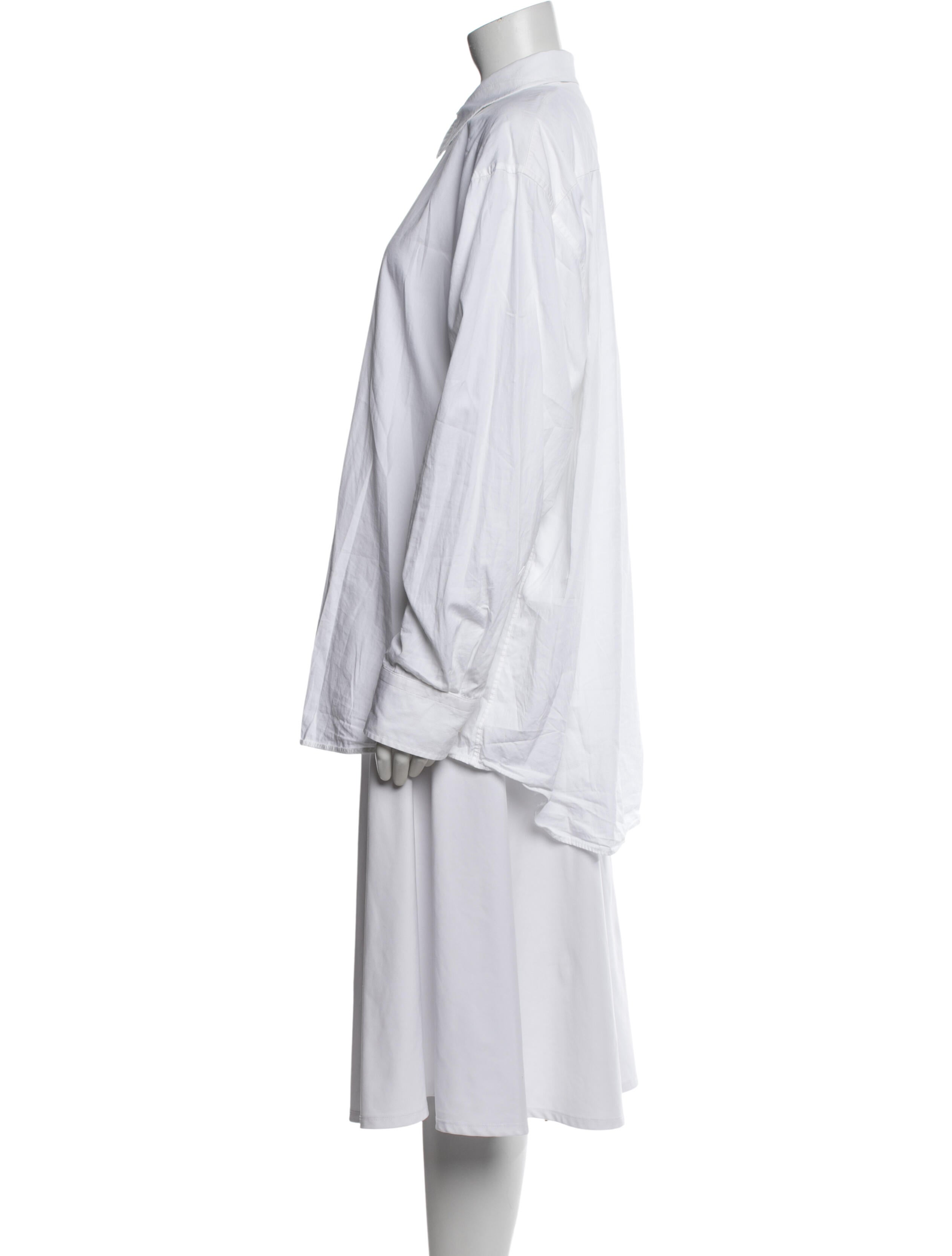 Phoebe Philo Long Sleeve Button-Up Top