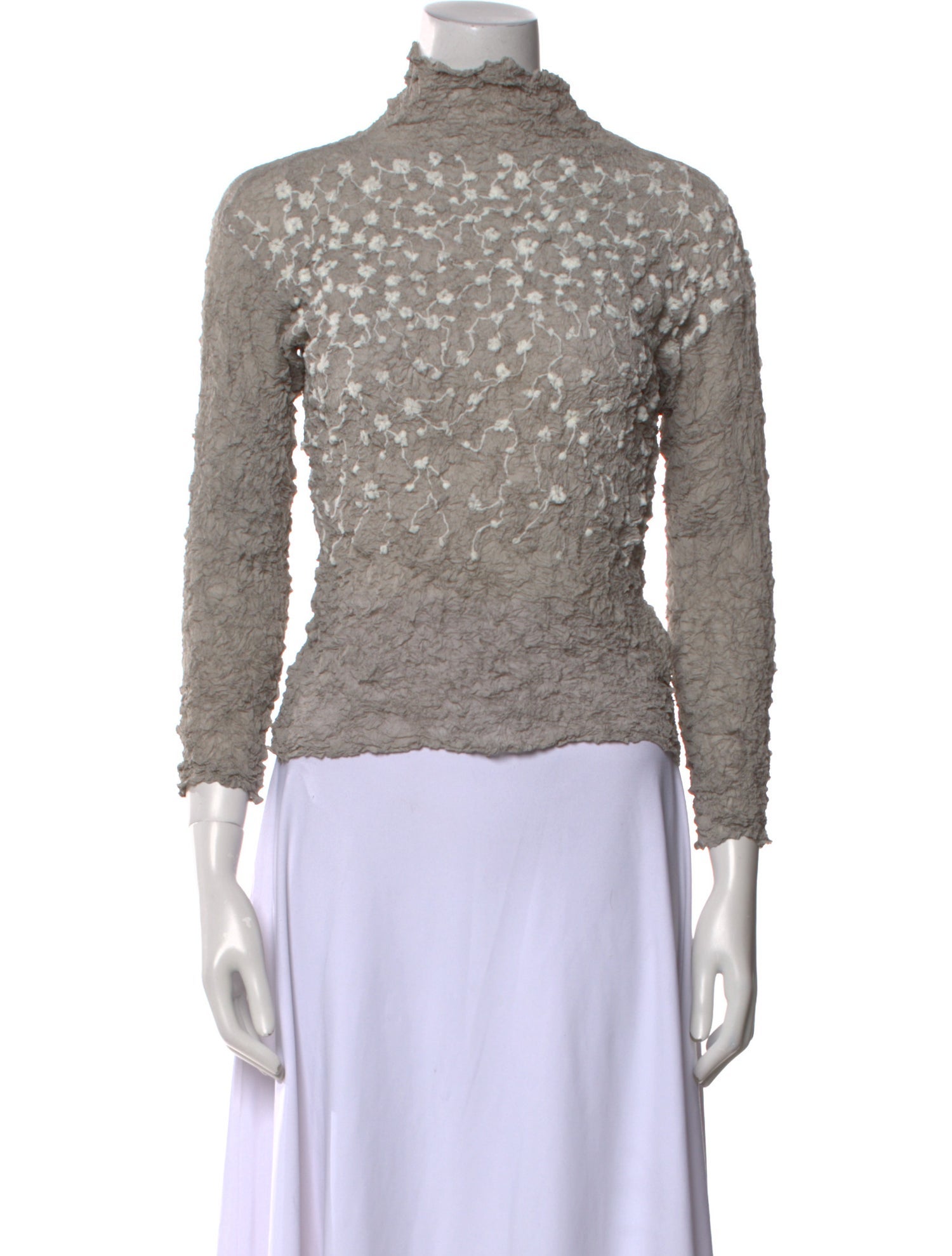 Issey Miyake White Label Vintage 2003 Crop Top