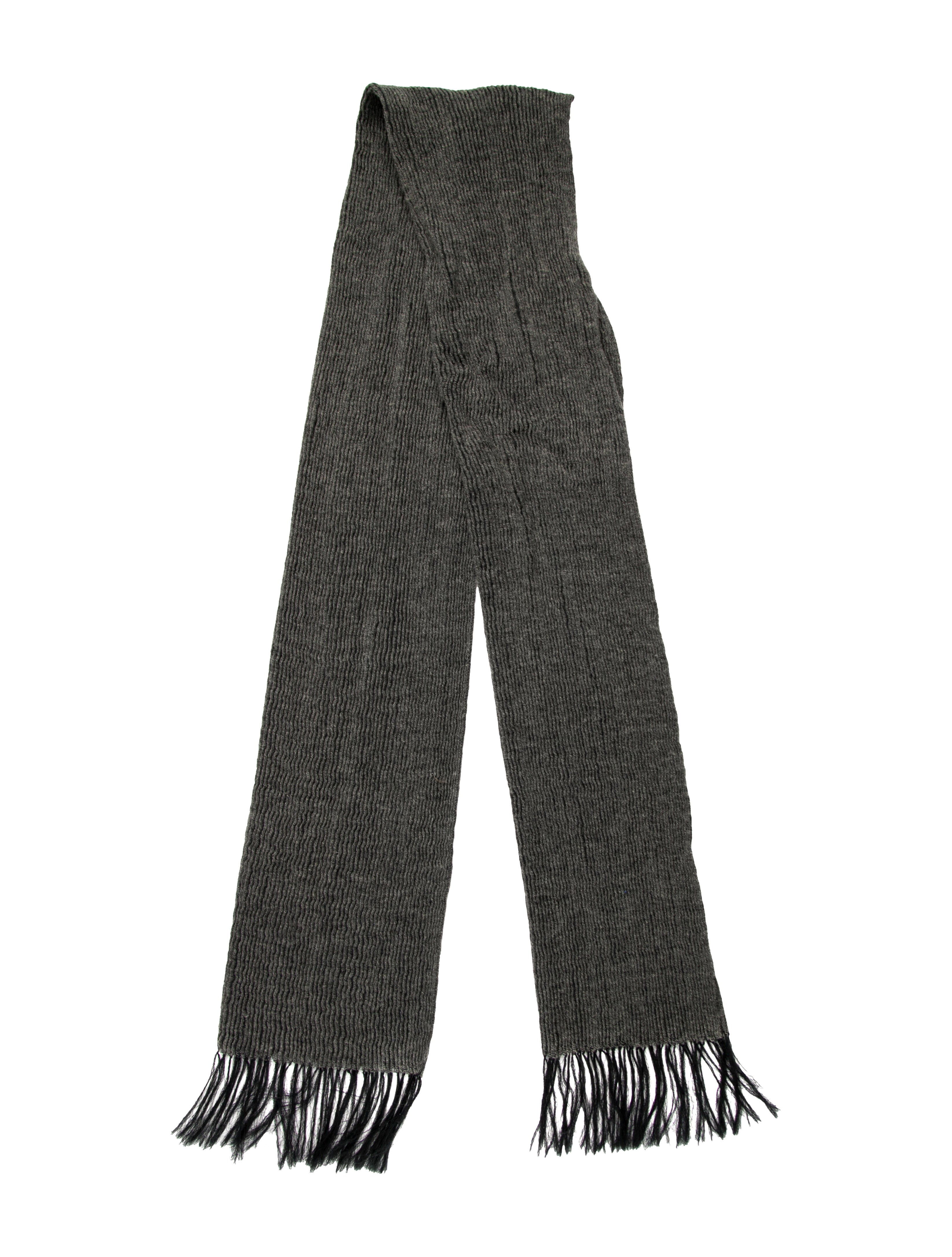 Issey Miyake White Label 'Pursuit of Happiness' Striped Harness Wool Shawl