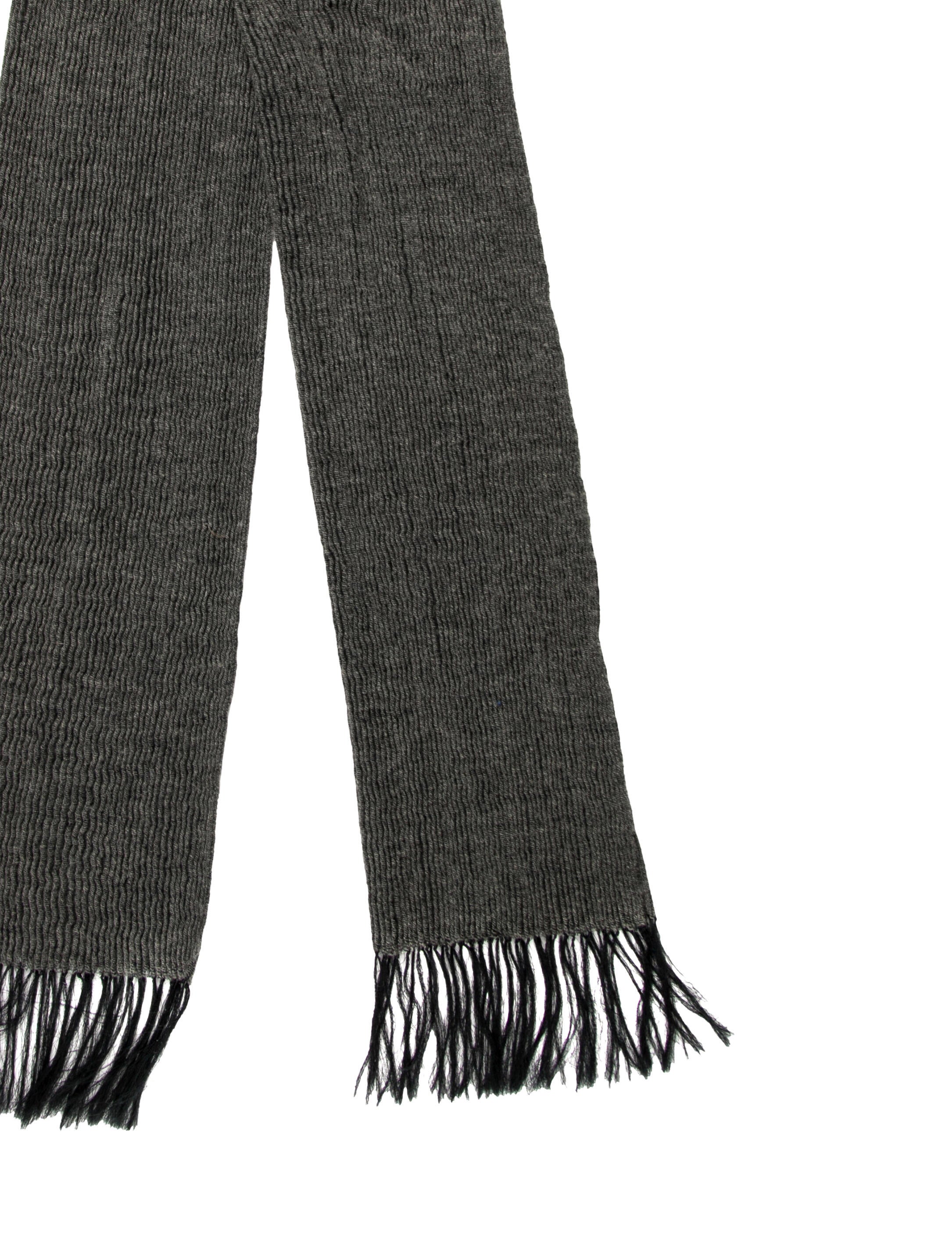 Issey Miyake White Label 'Pursuit of Happiness' Striped Harness Wool Shawl