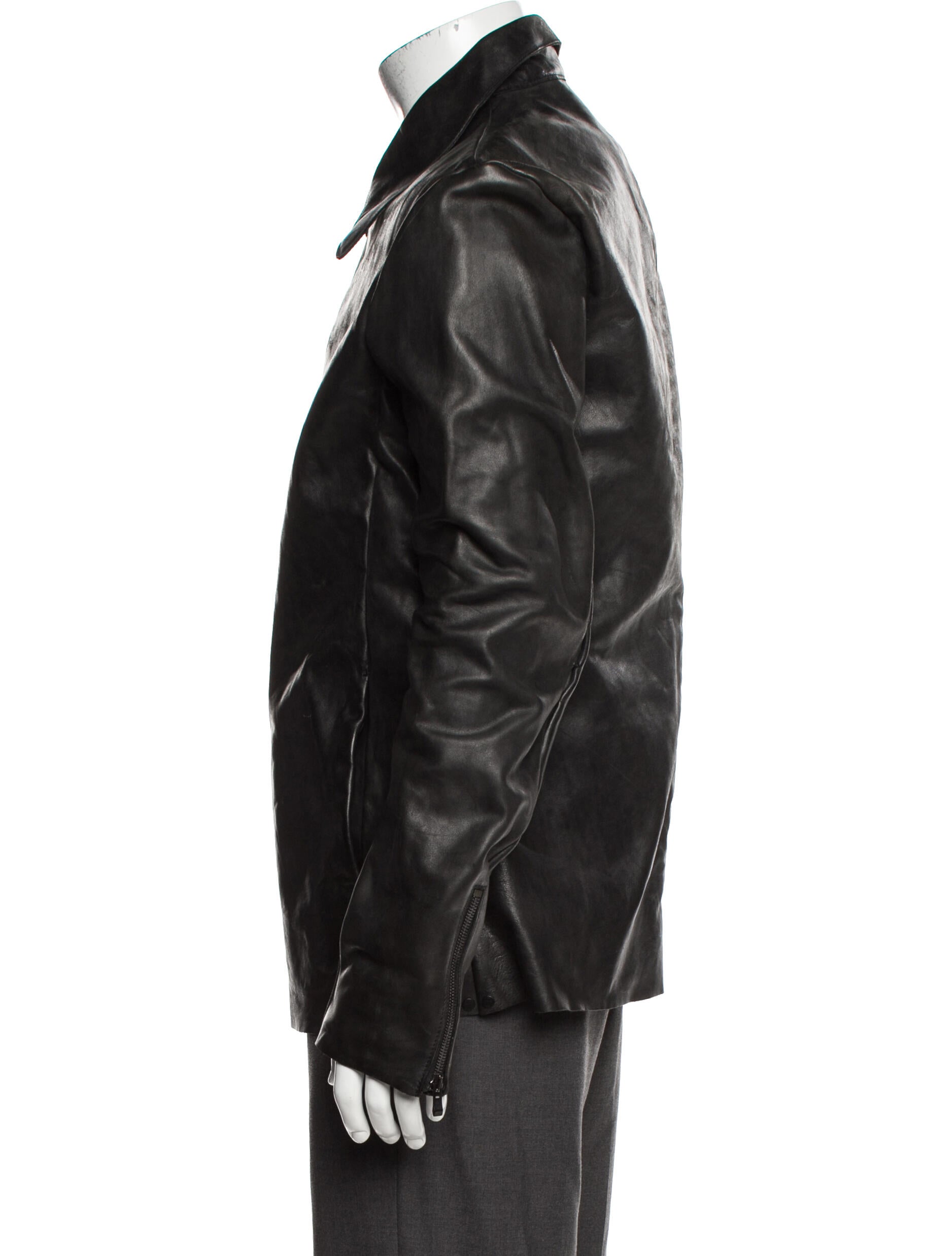 Incarnation Horse Leather Leather Moto Jacket