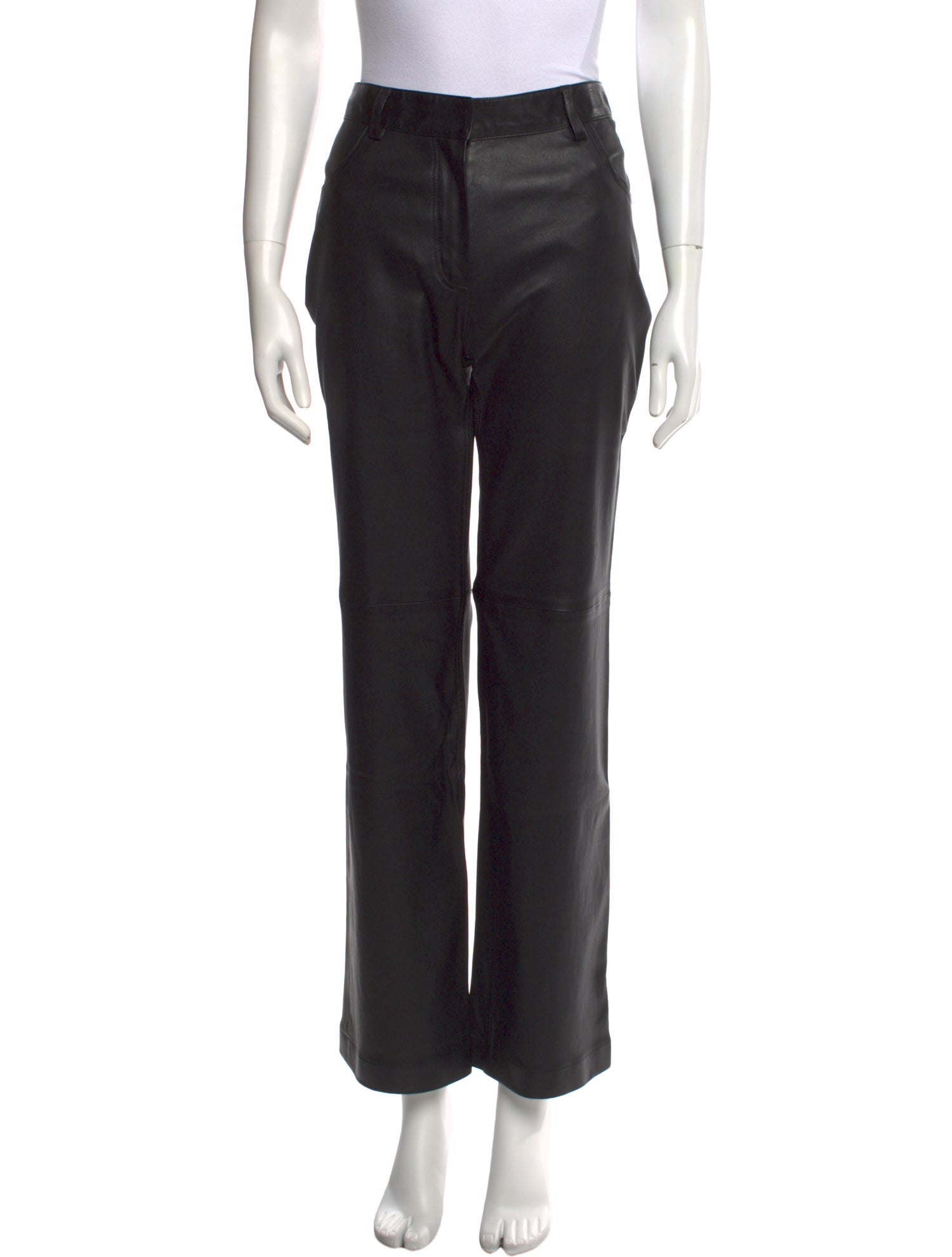 Inès & Maréchal Leather Straight Leg Pants w/ Tags