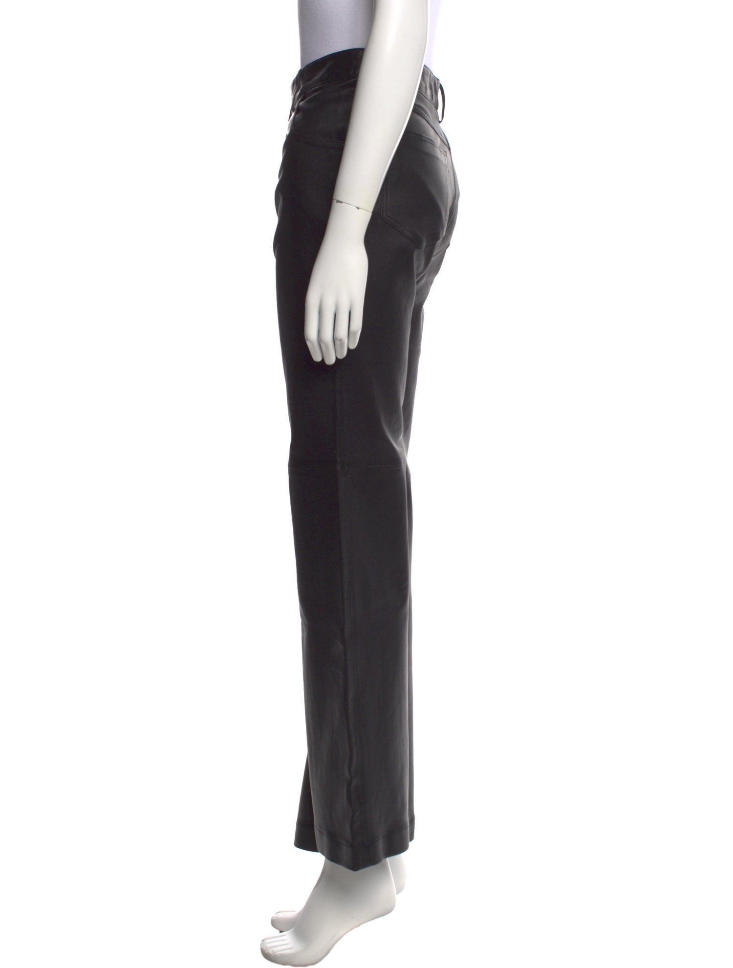 Inès & Maréchal Leather Straight Leg Pants w/ Tags