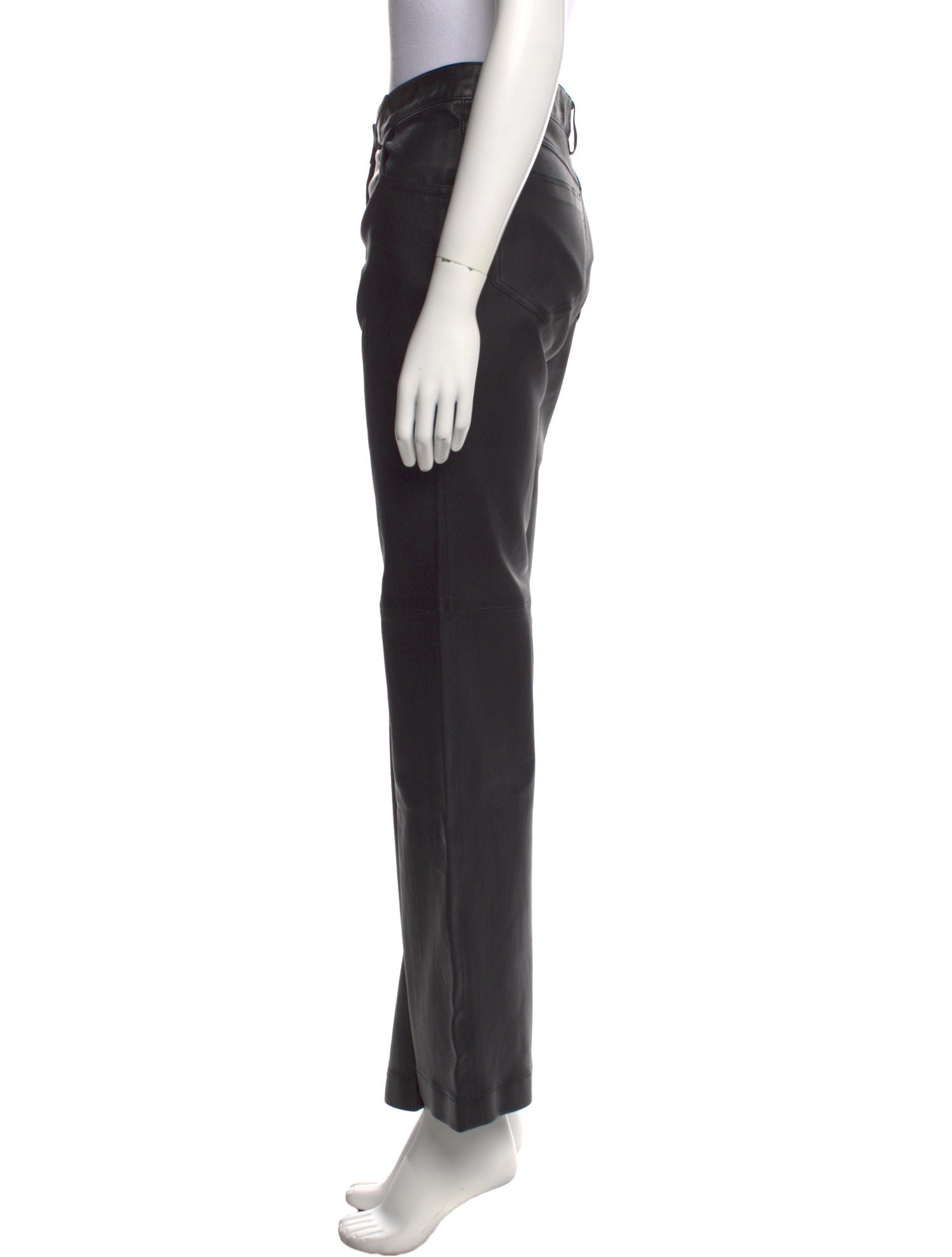 Inès & Maréchal Leather Straight Leg Pants w/ Tags