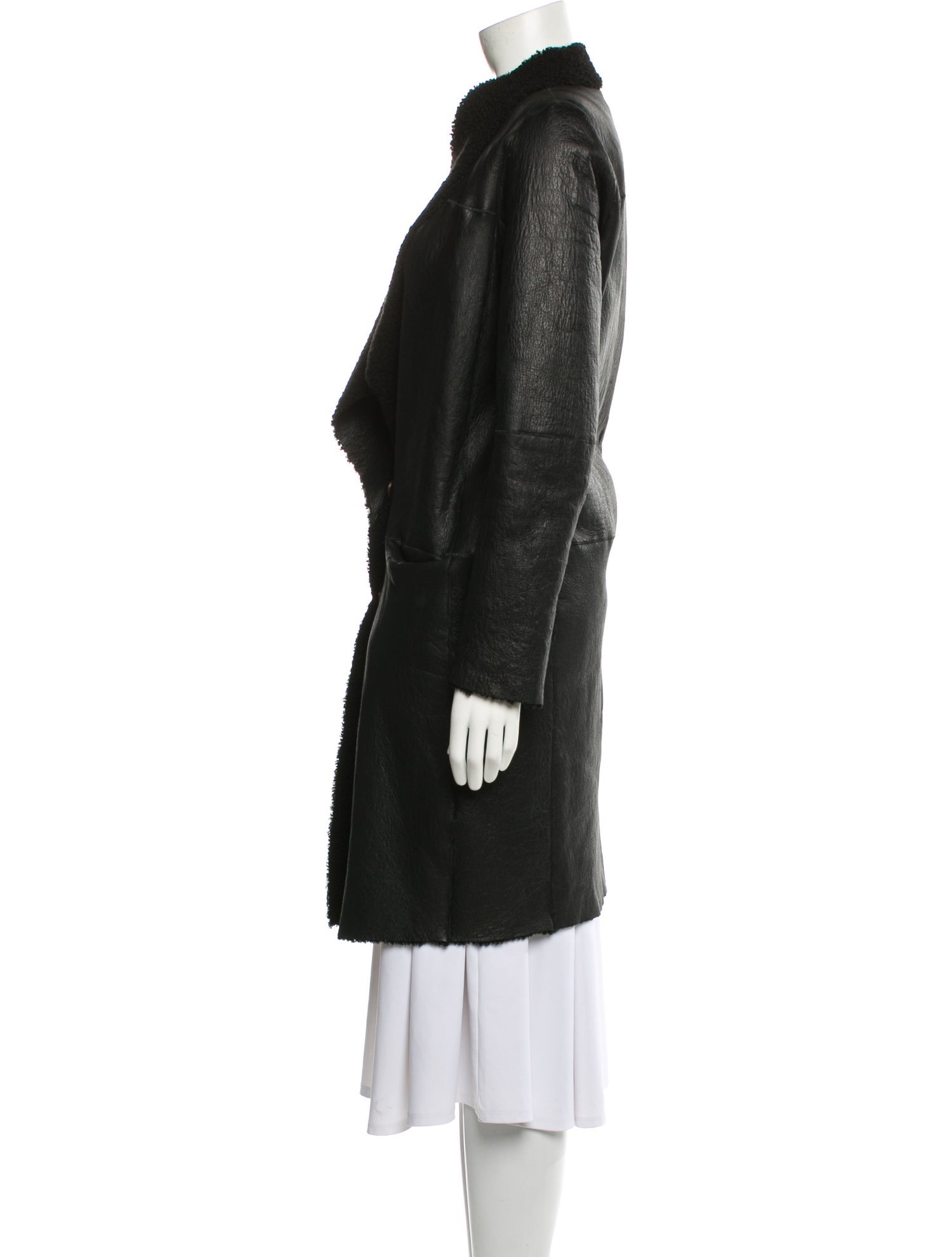 Inès & Maréchal Lambskin Faux Fur Coat