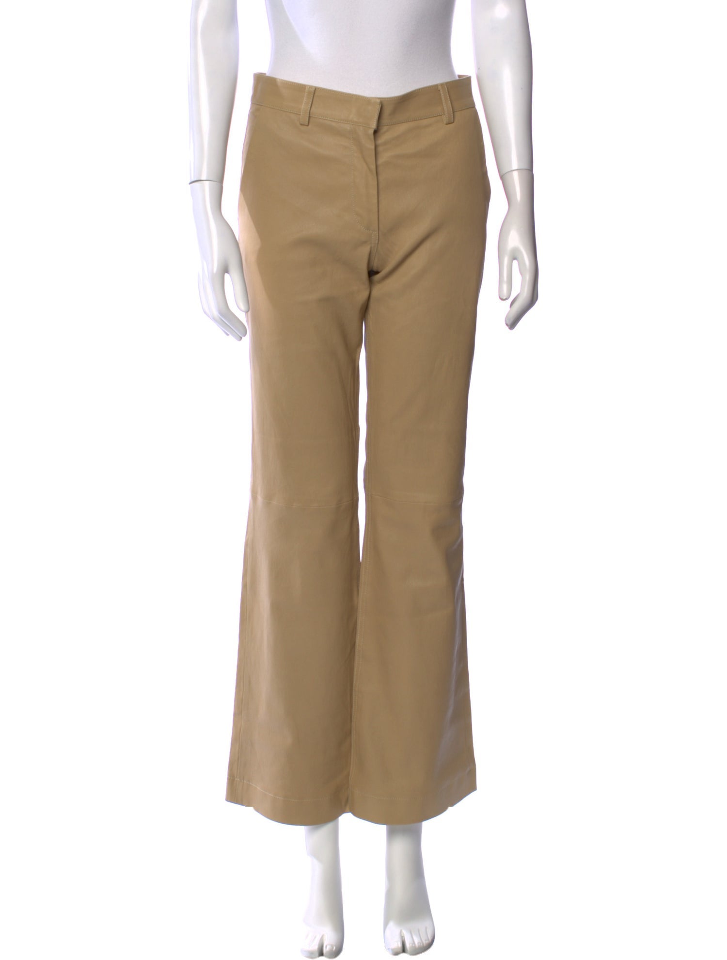 Inès & Maréchal Lamb Leather Wide Leg Pants