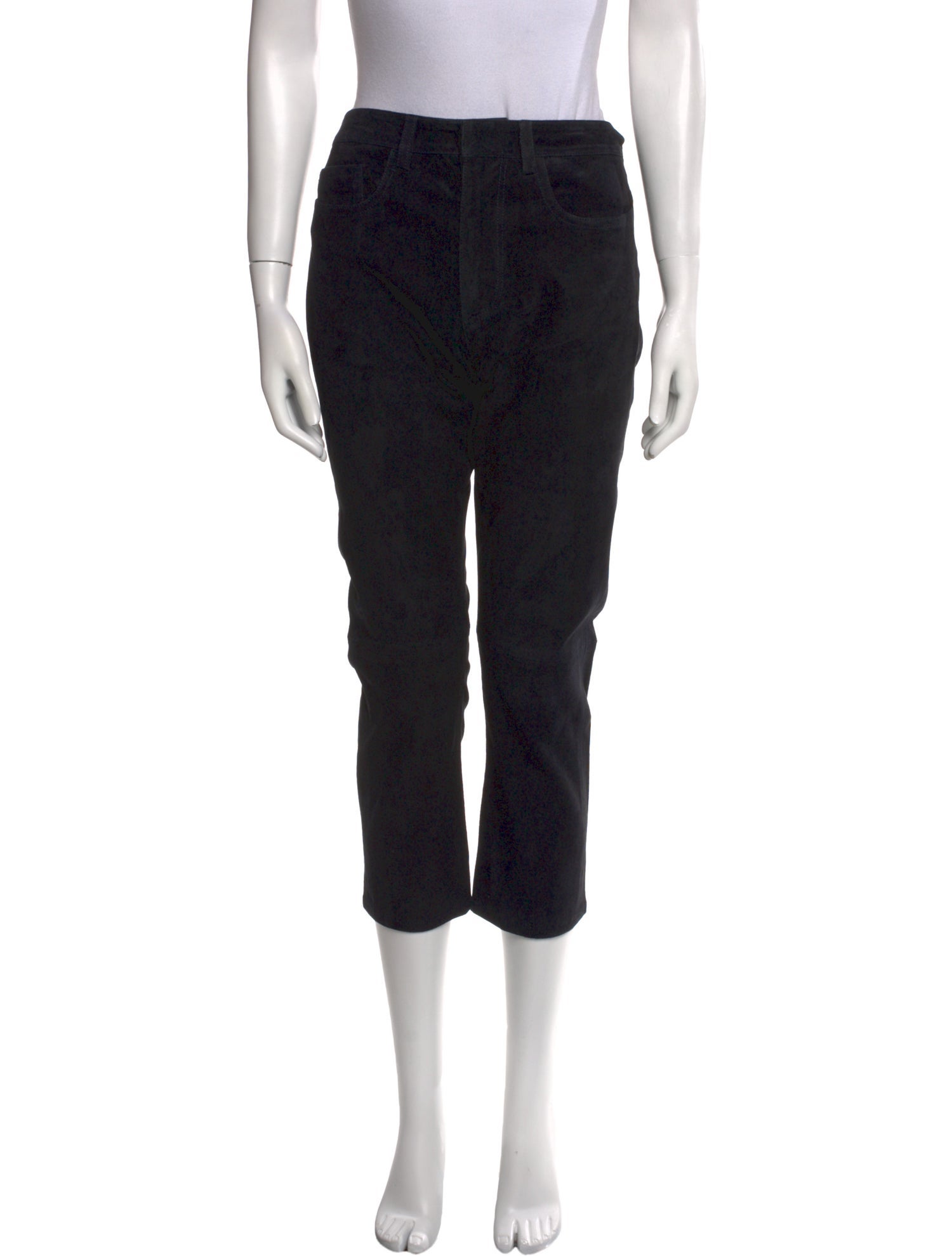 Inès & Maréchal Lamb Leather Straight Leg Pants