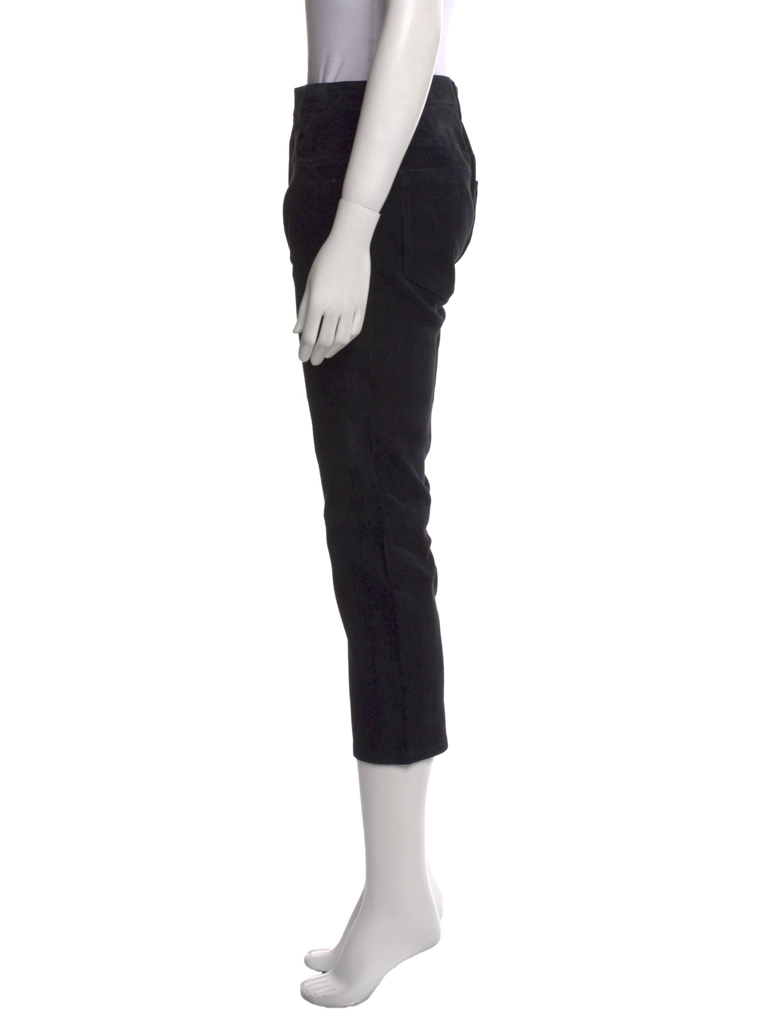 Inès & Maréchal Lamb Leather Straight Leg Pants