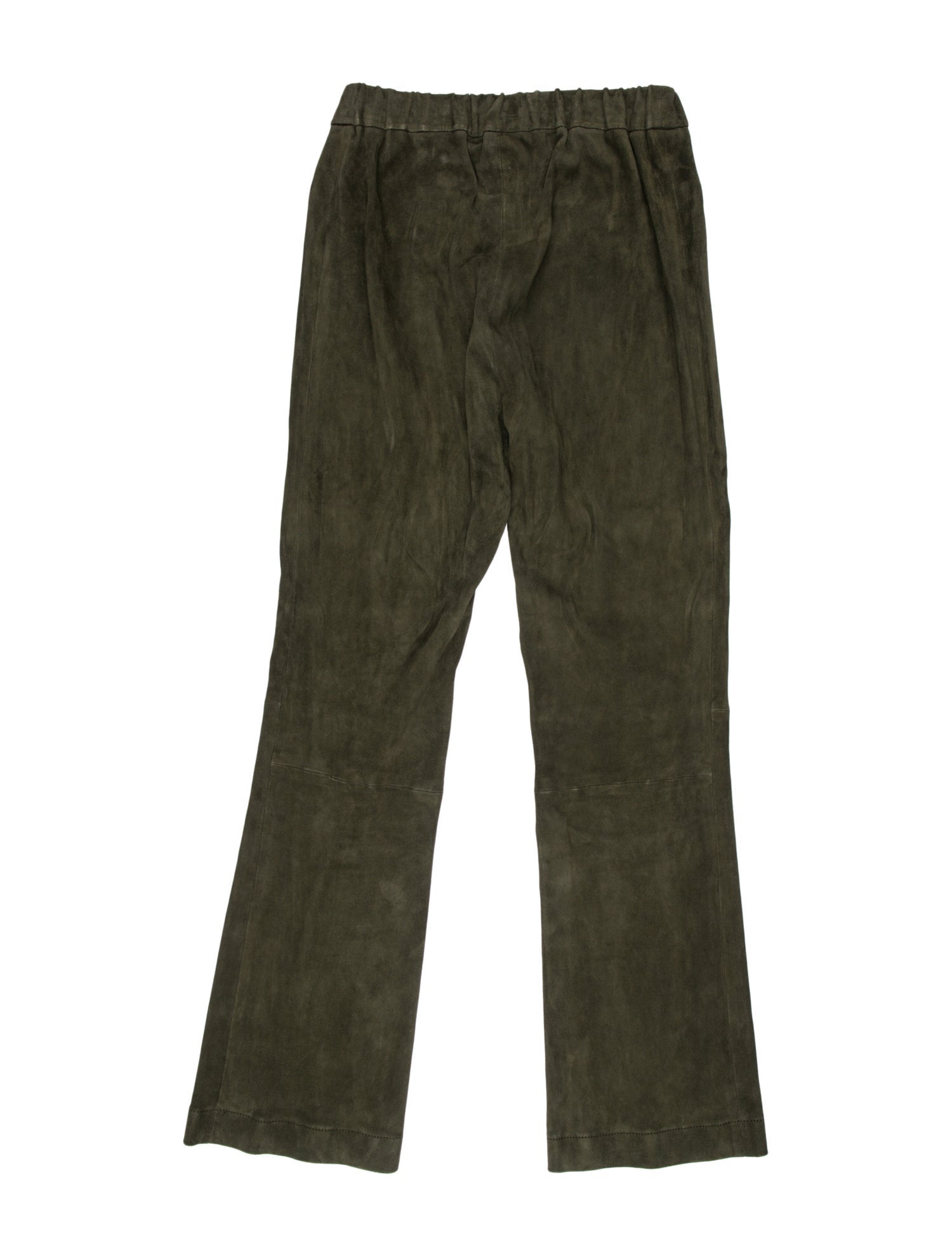 Inès & Maréchal Lamb Leather Straight Leg Pants