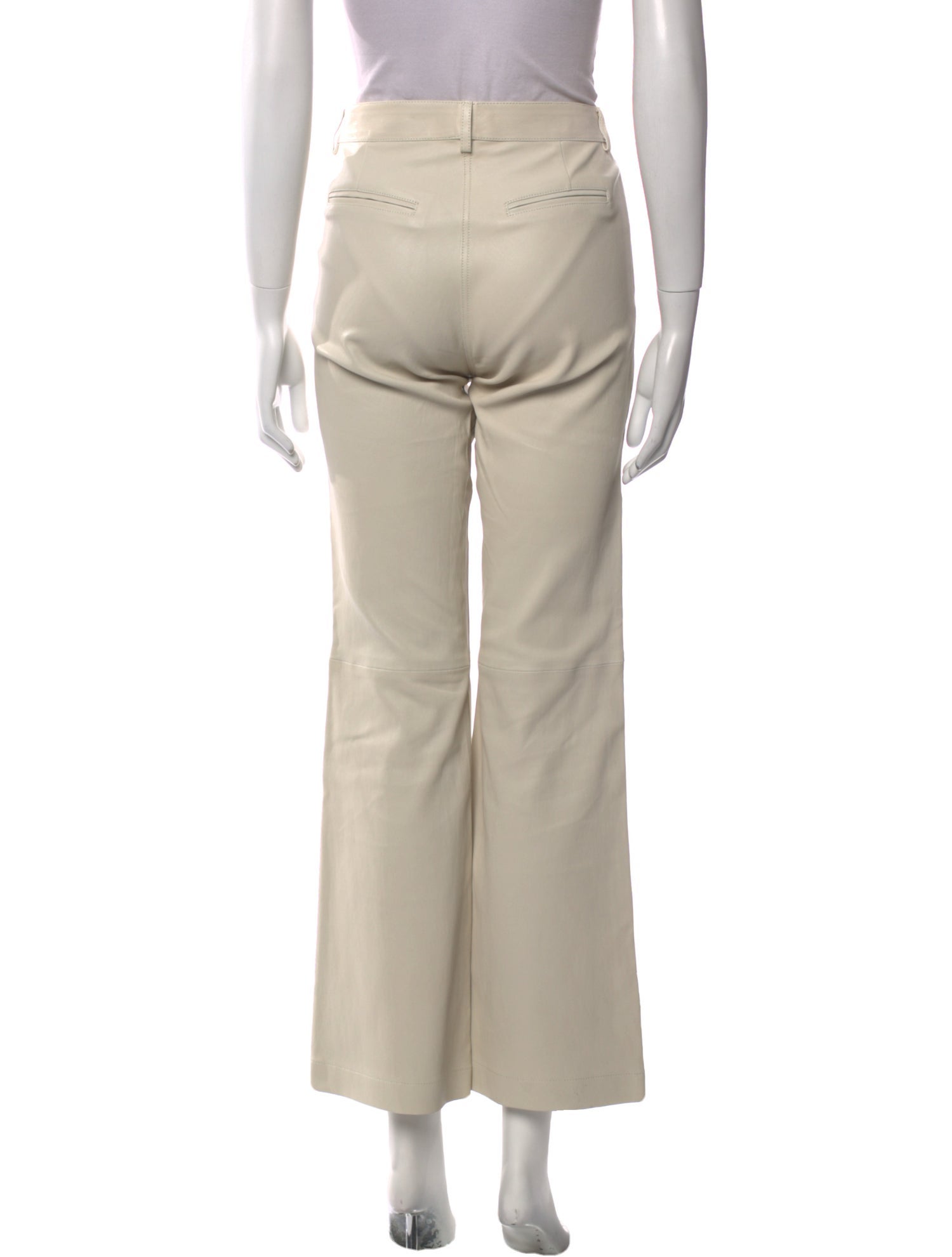 Inès & Maréchal Lamb Leather Wide Leg Pants