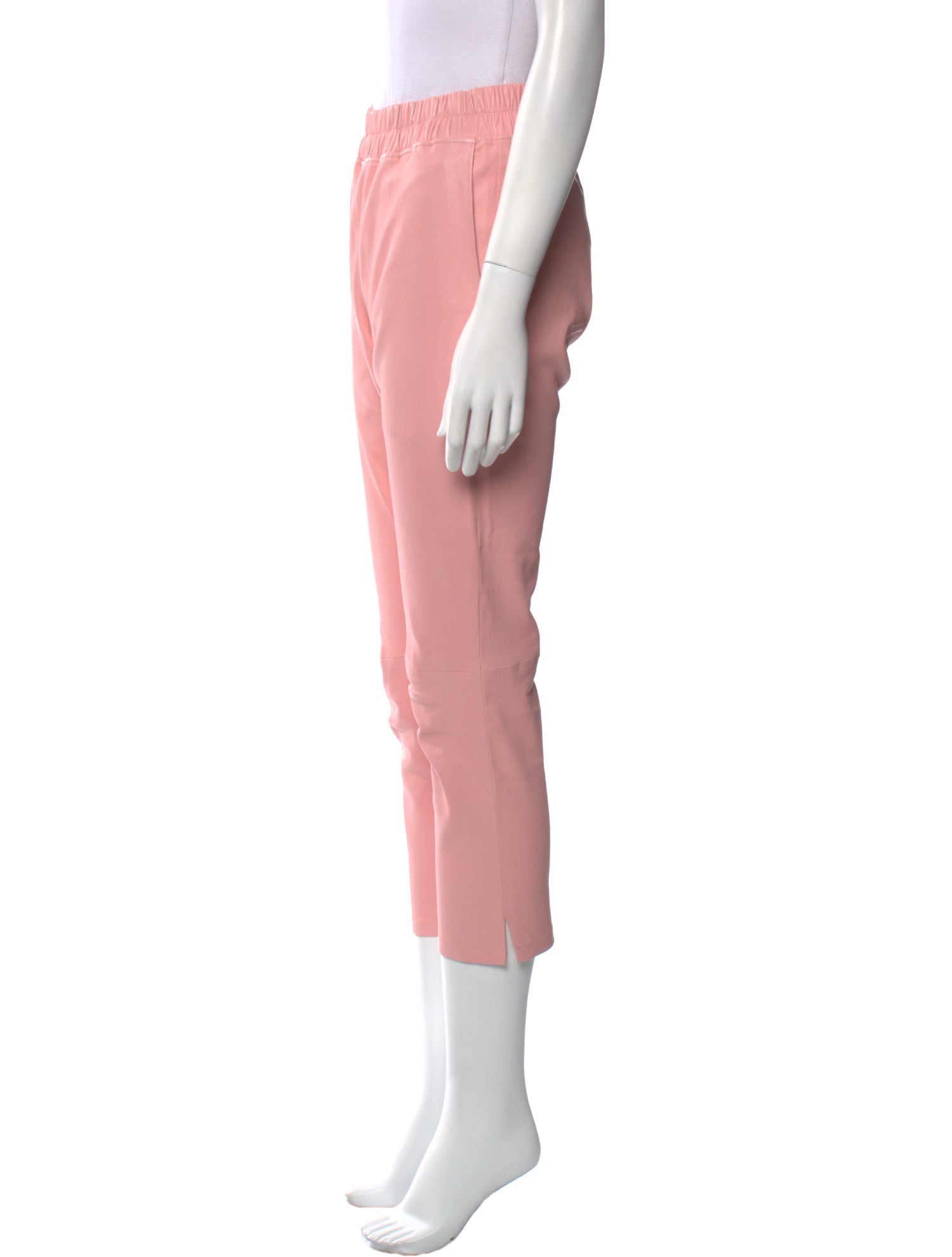 Inès & Maréchal Leather Straight Leg Pants