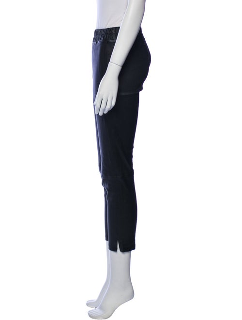 Inès & Maréchal Lamb Leather Straight Leg Pants