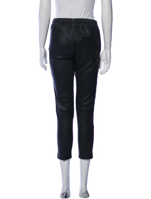 Inès & Maréchal Lamb Leather Straight Leg Pants