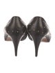 I.MAGNIN Leather Studded Accents Pumps