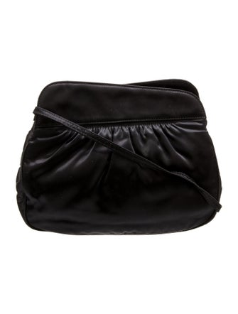 I.MAGNIN Solid Satin Crossbody Bag