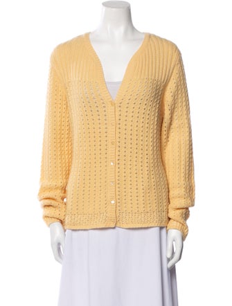 I.MAGNIN Plunge Neckline Sweater