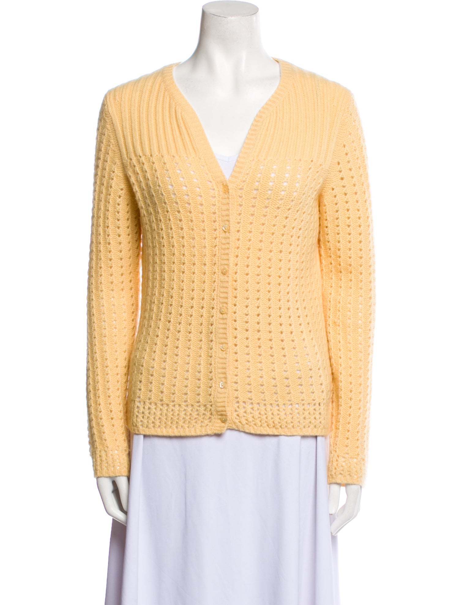 I.MAGNIN Cashmere V-Neck Sweater