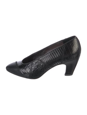 I.MAGNIN Crocodile Pumps