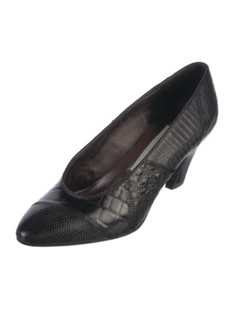 I.MAGNIN Crocodile Pumps