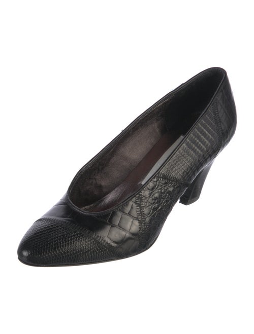I.MAGNIN Crocodile Pumps