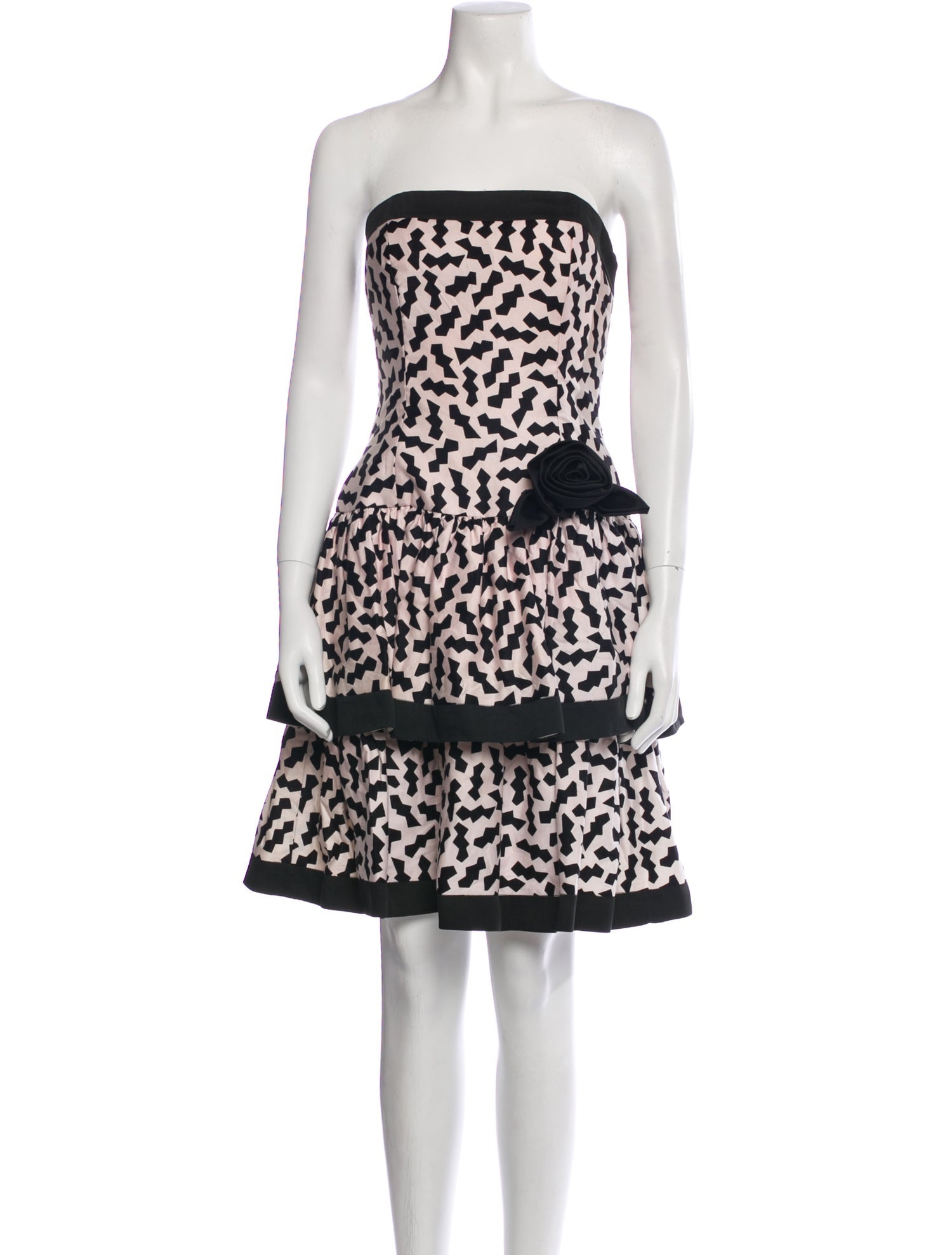 I.MAGNIN Printed Mini Dress