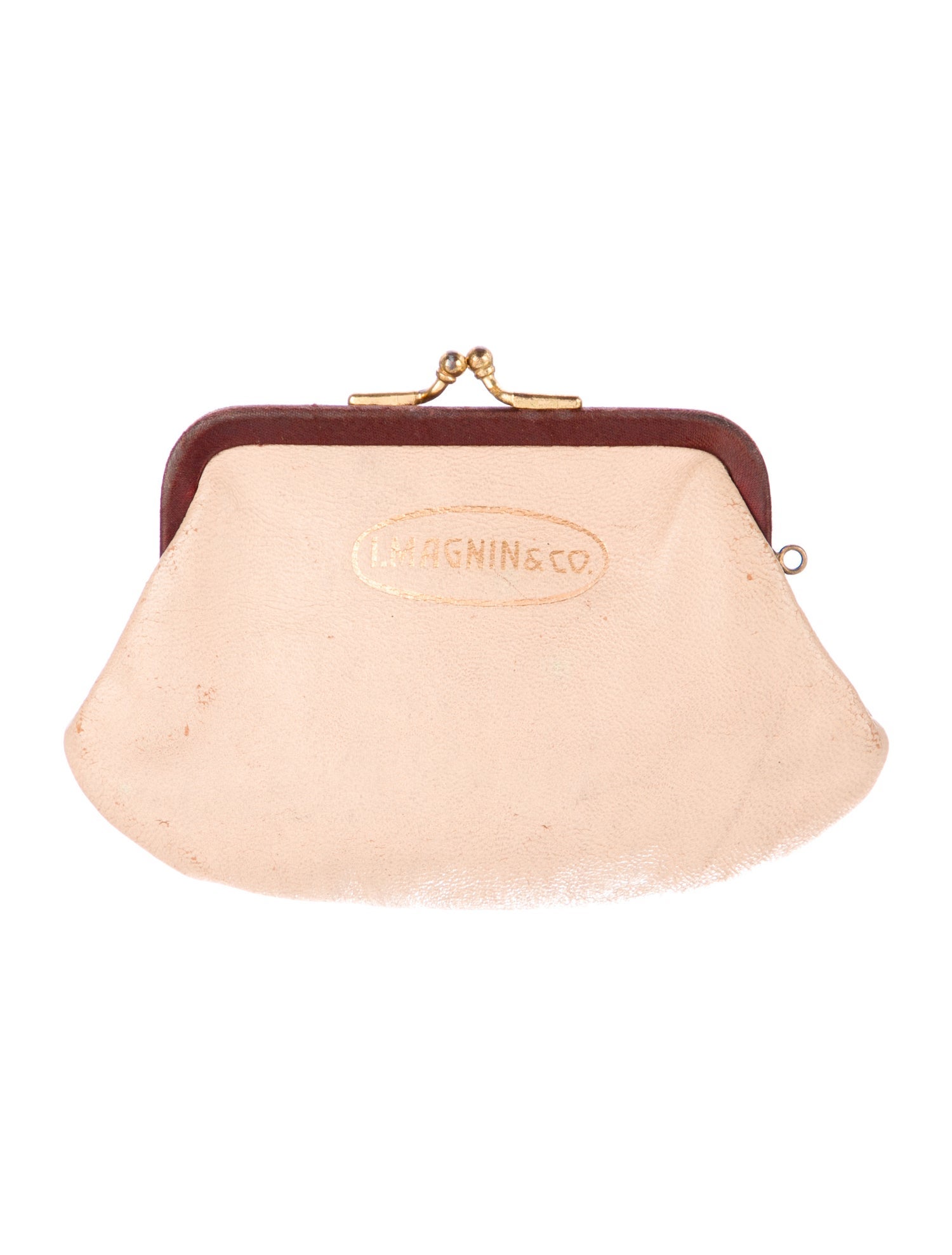 I.MAGNIN Vintage Leather Coin Pouch