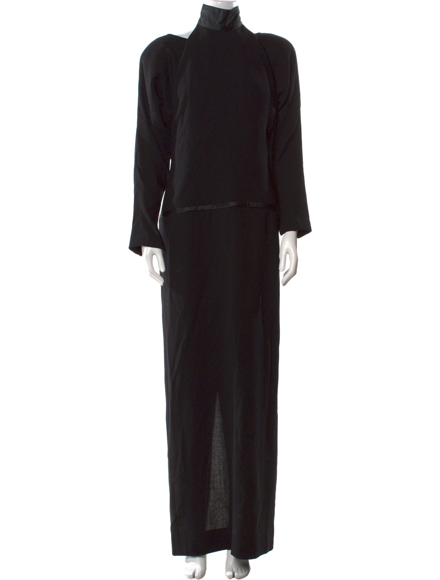 I.MAGNIN Turtleneck Long Dress