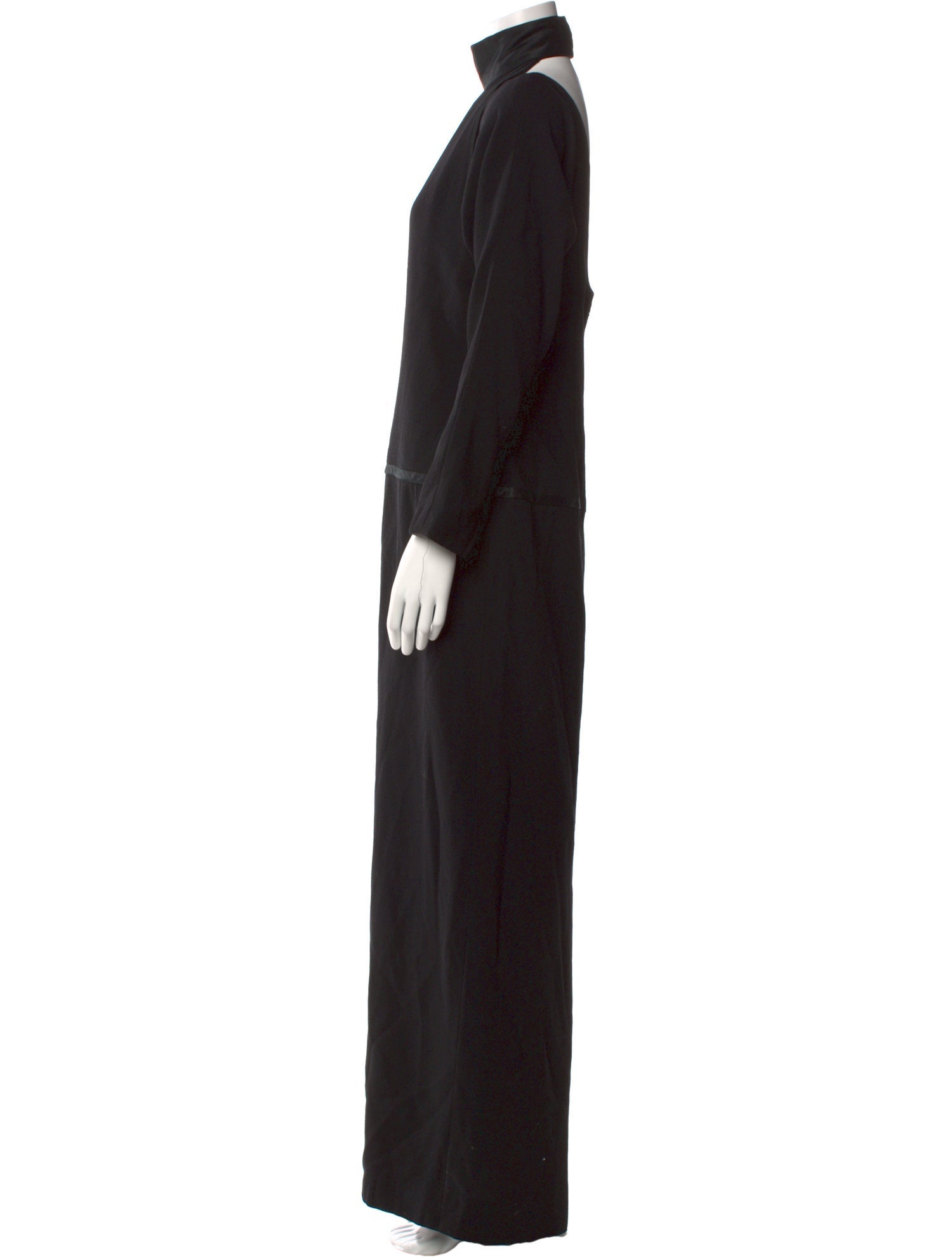 I.MAGNIN Turtleneck Long Dress