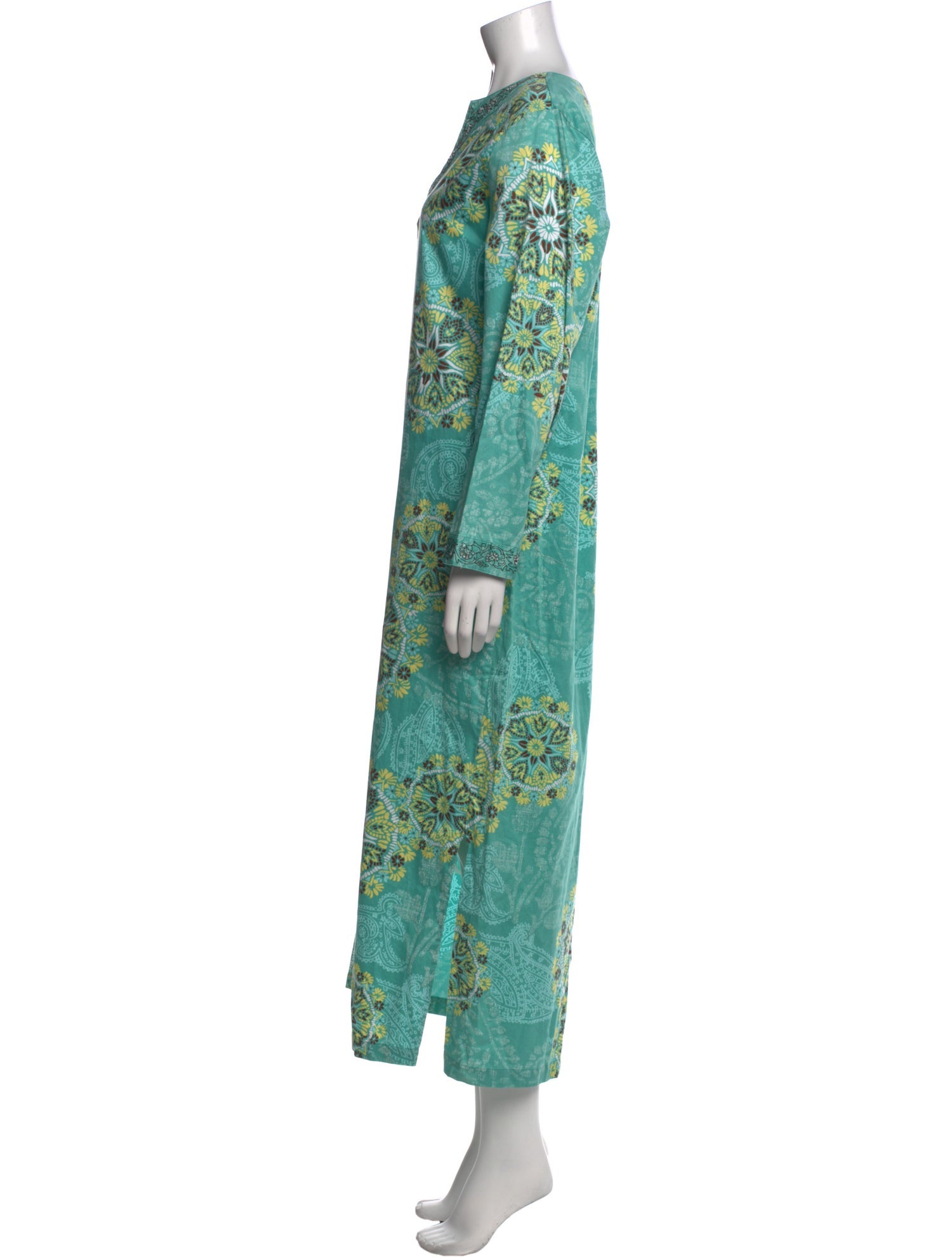 I.MAGNIN Paisley Print Long Dress