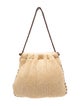 I.MAGNIN Raffia Top Handle Bag