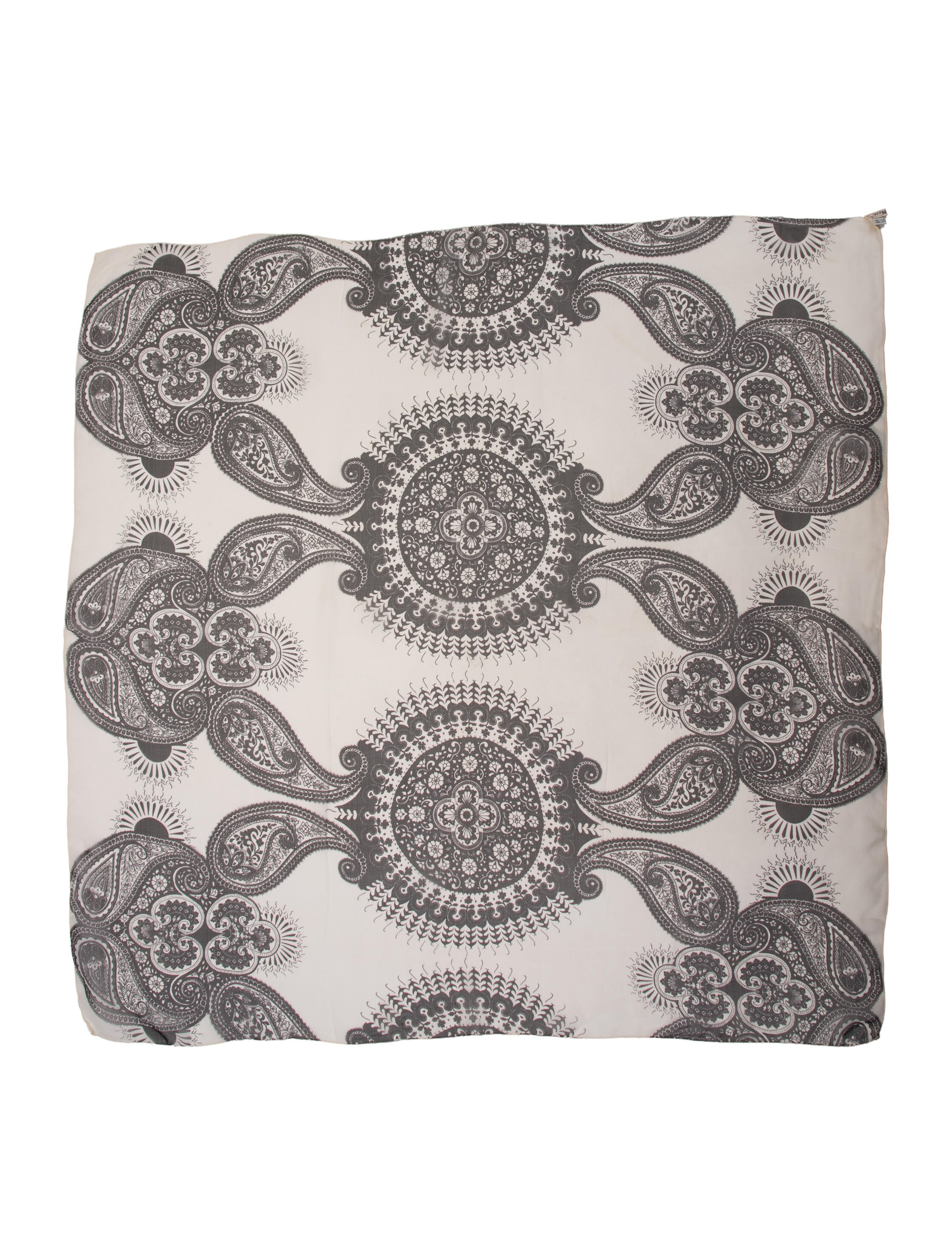 I.MAGNIN Silk Floral Print Scarf