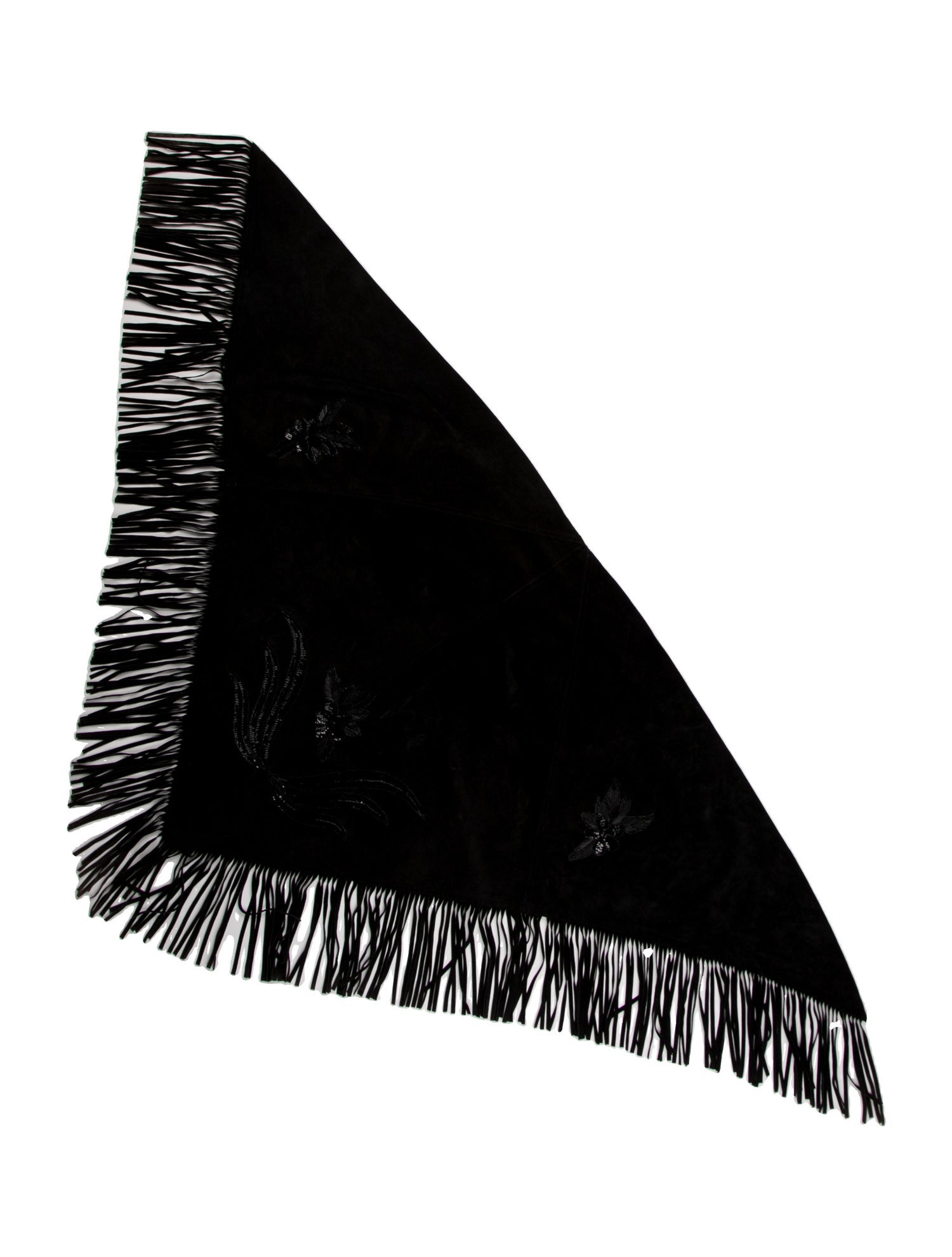 I.MAGNIN Suede Shawl