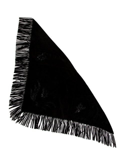 I.MAGNIN Suede Shawl